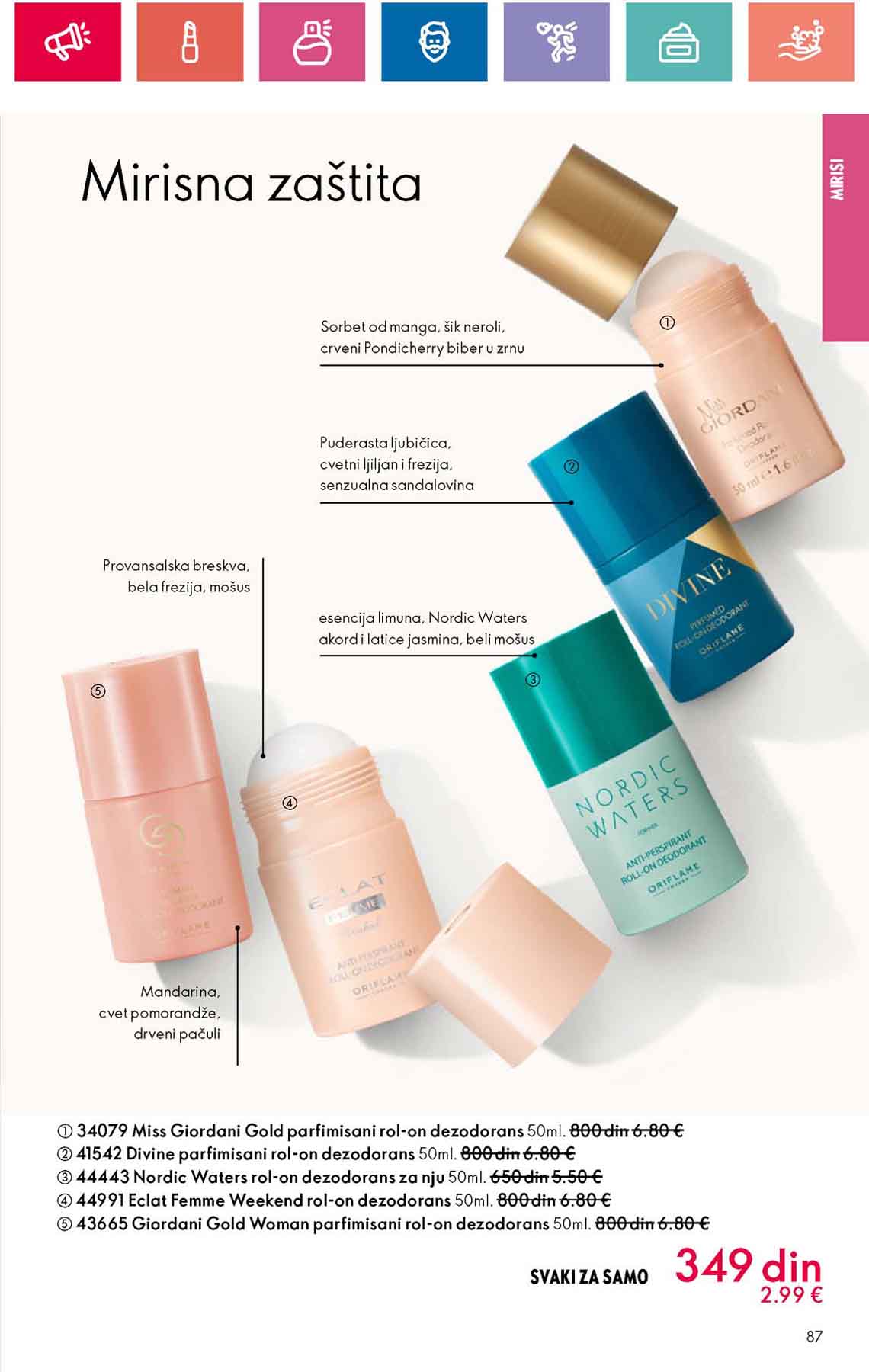 Oriflame kataloška ponuda sniženja