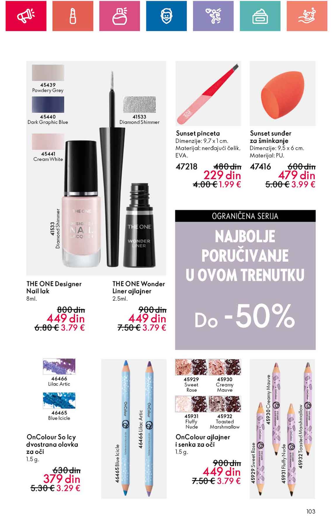 Oriflame kataloška ponuda sniženja