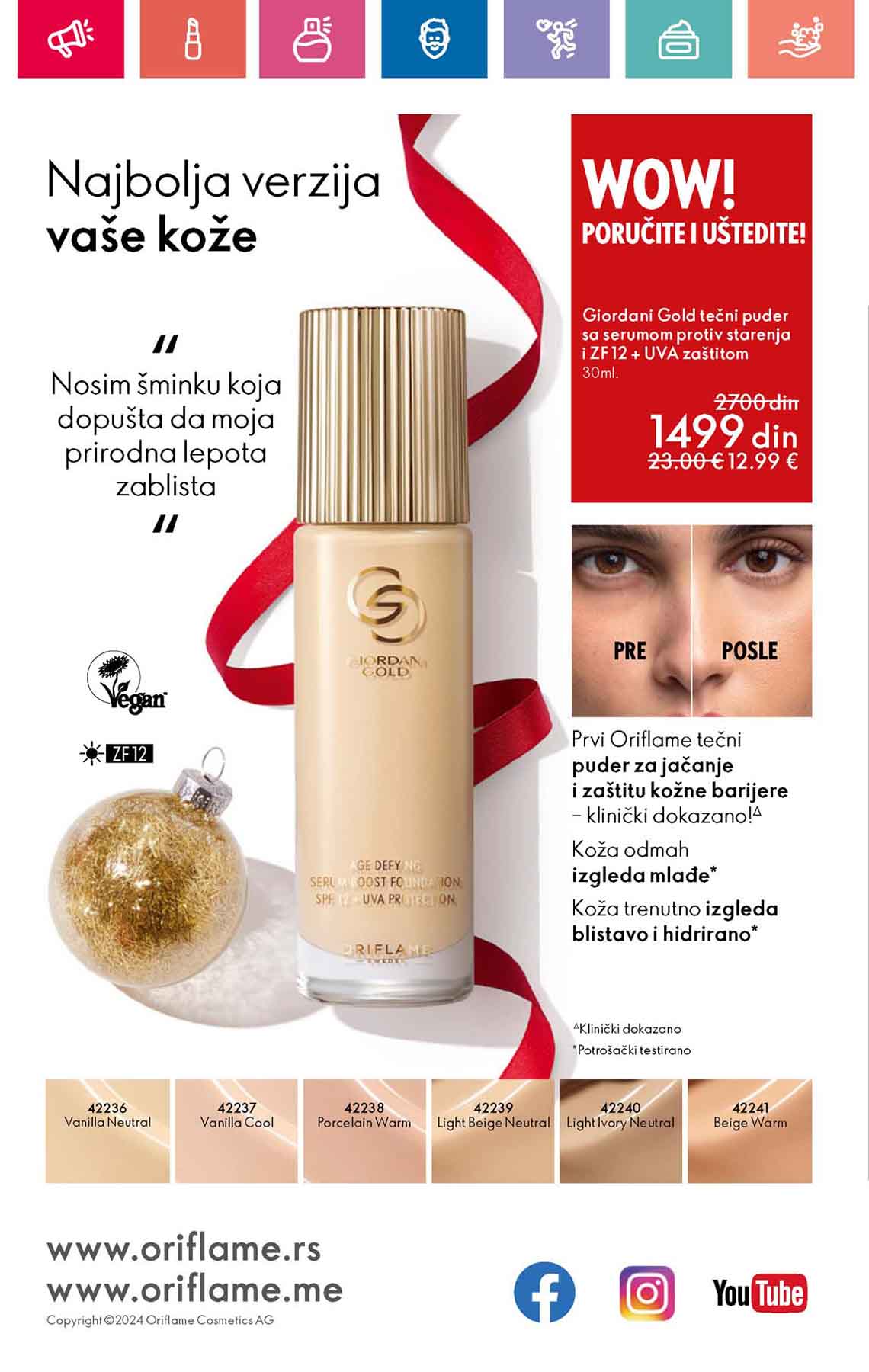 Oriflame kataloška ponuda sniženja