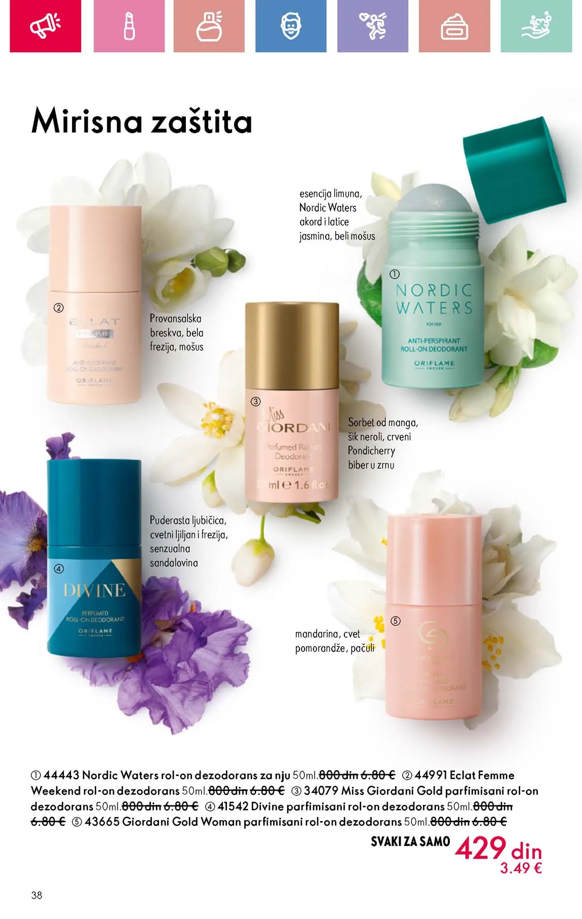 Oriflame kataloška ponuda sniženja