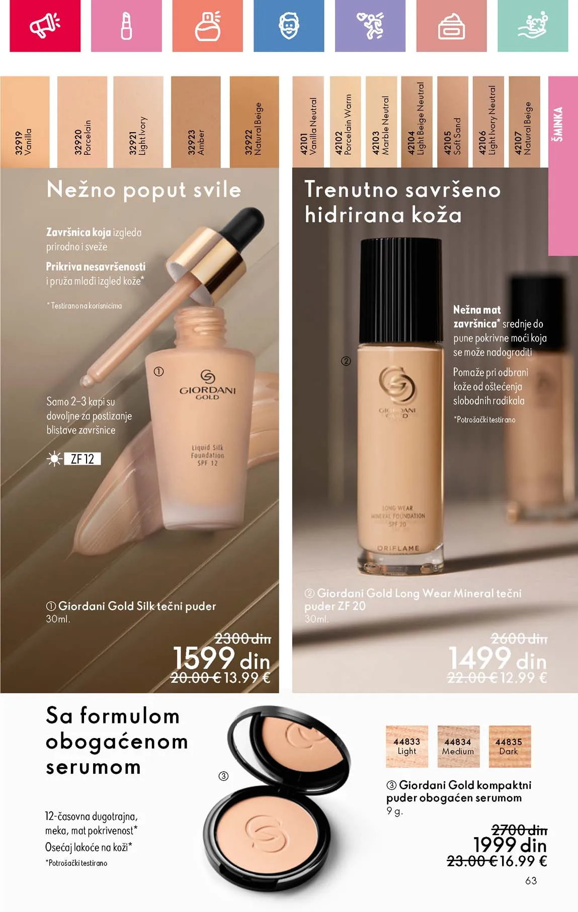 Oriflame kataloška ponuda sniženja