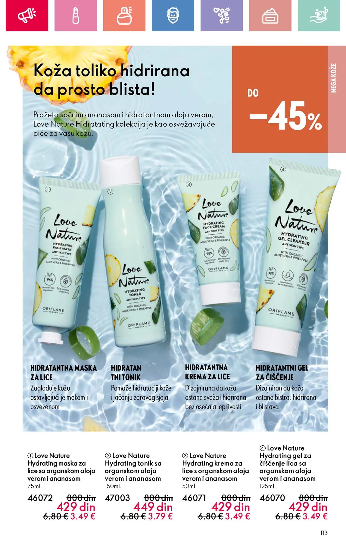 Oriflame kataloška ponuda sniženja