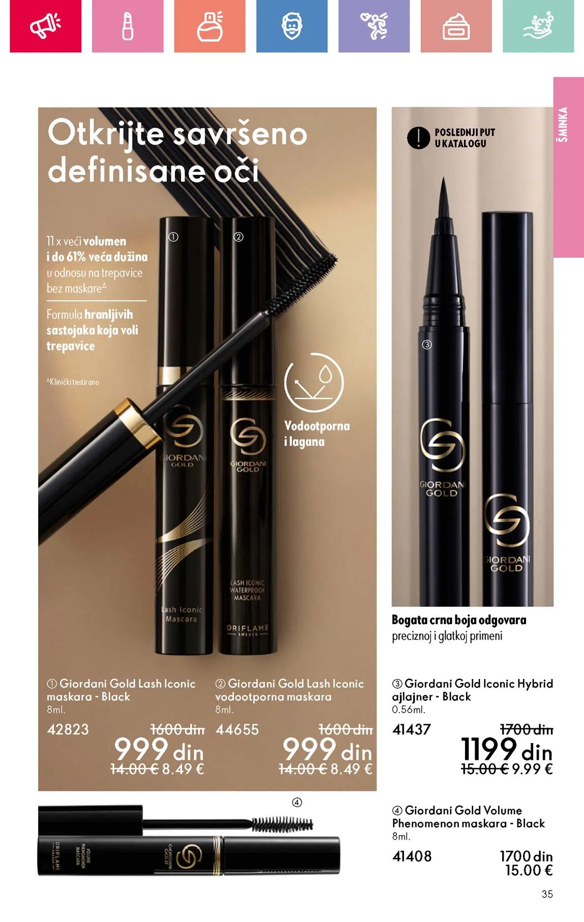 Oriflame kataloška ponuda sniženja
