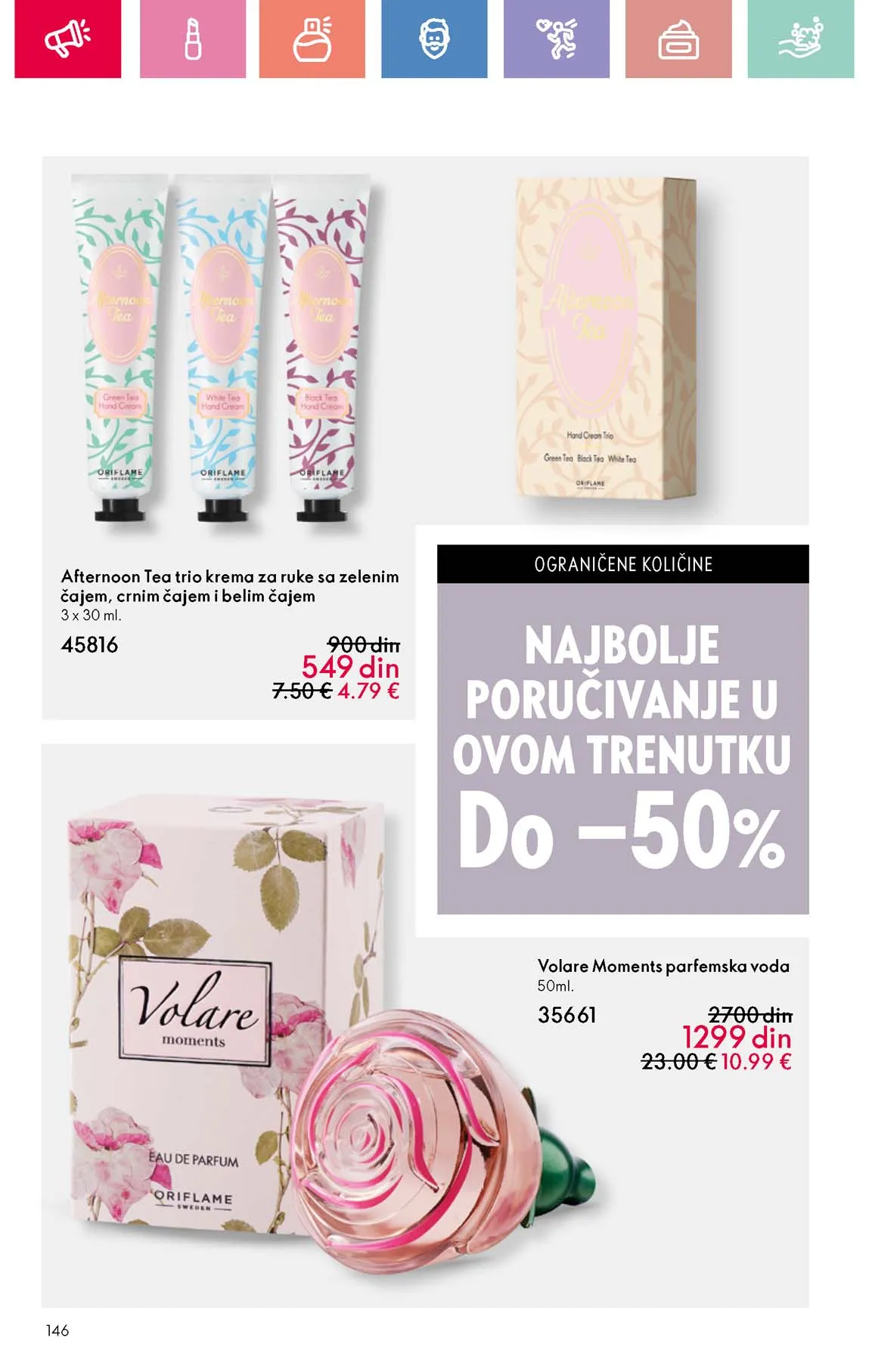 Oriflame kataloška ponuda sniženja