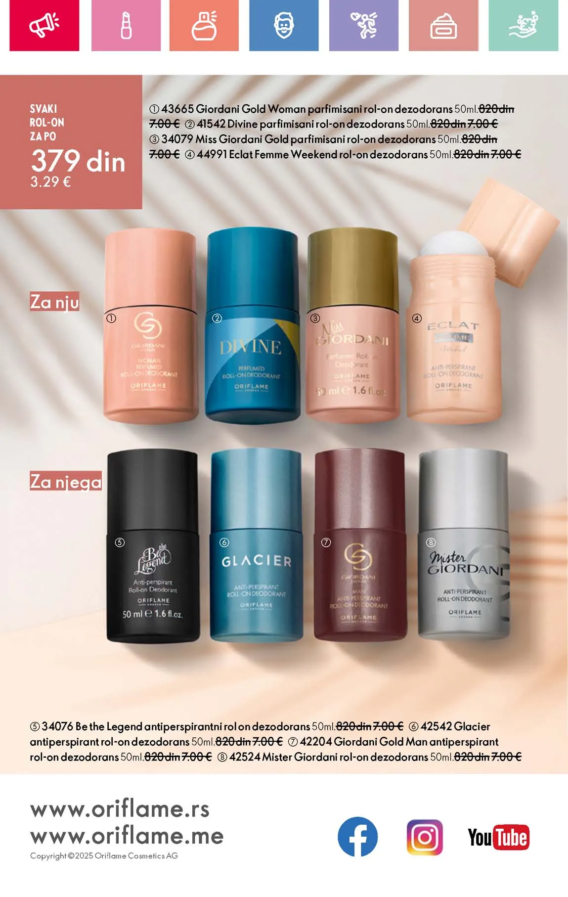 Oriflame kataloška ponuda sniženja