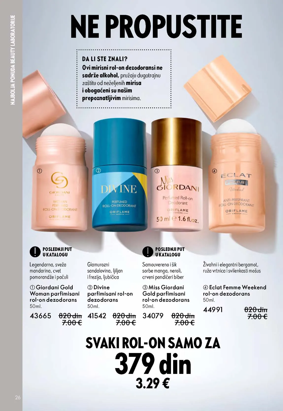 Oriflame kataloška ponuda sniženja