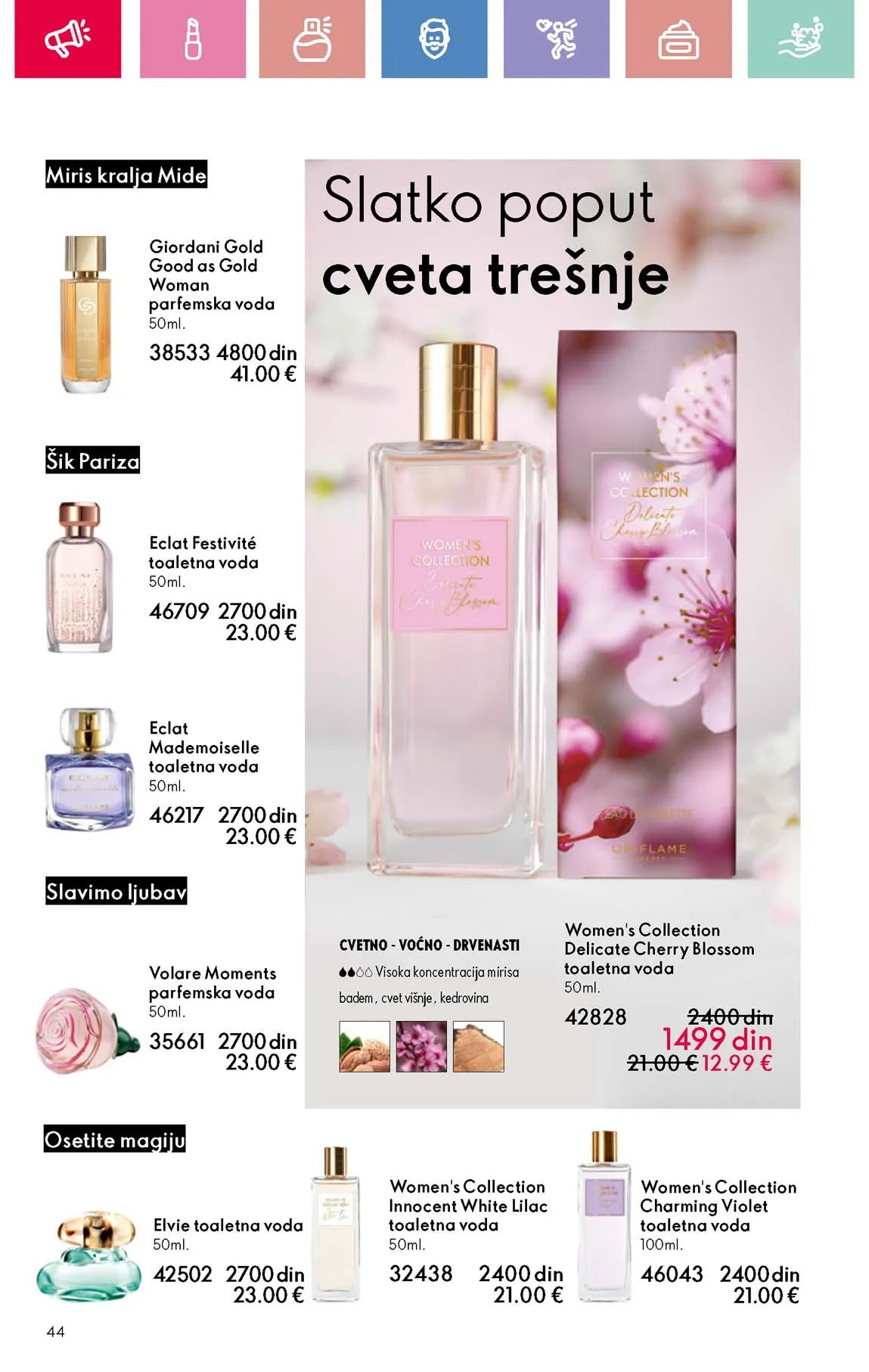 Oriflame kataloška ponuda sniženja