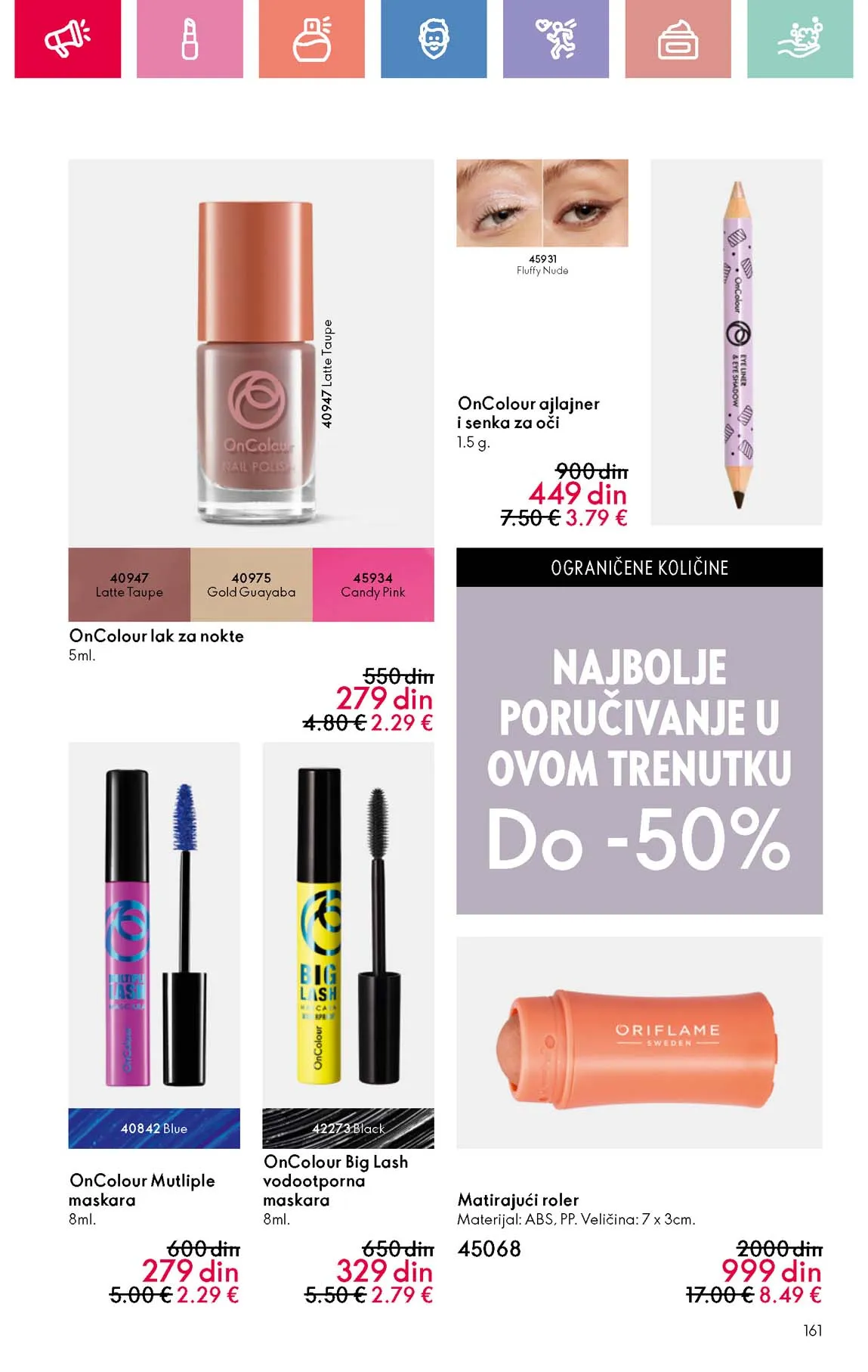 Oriflame kataloška ponuda sniženja