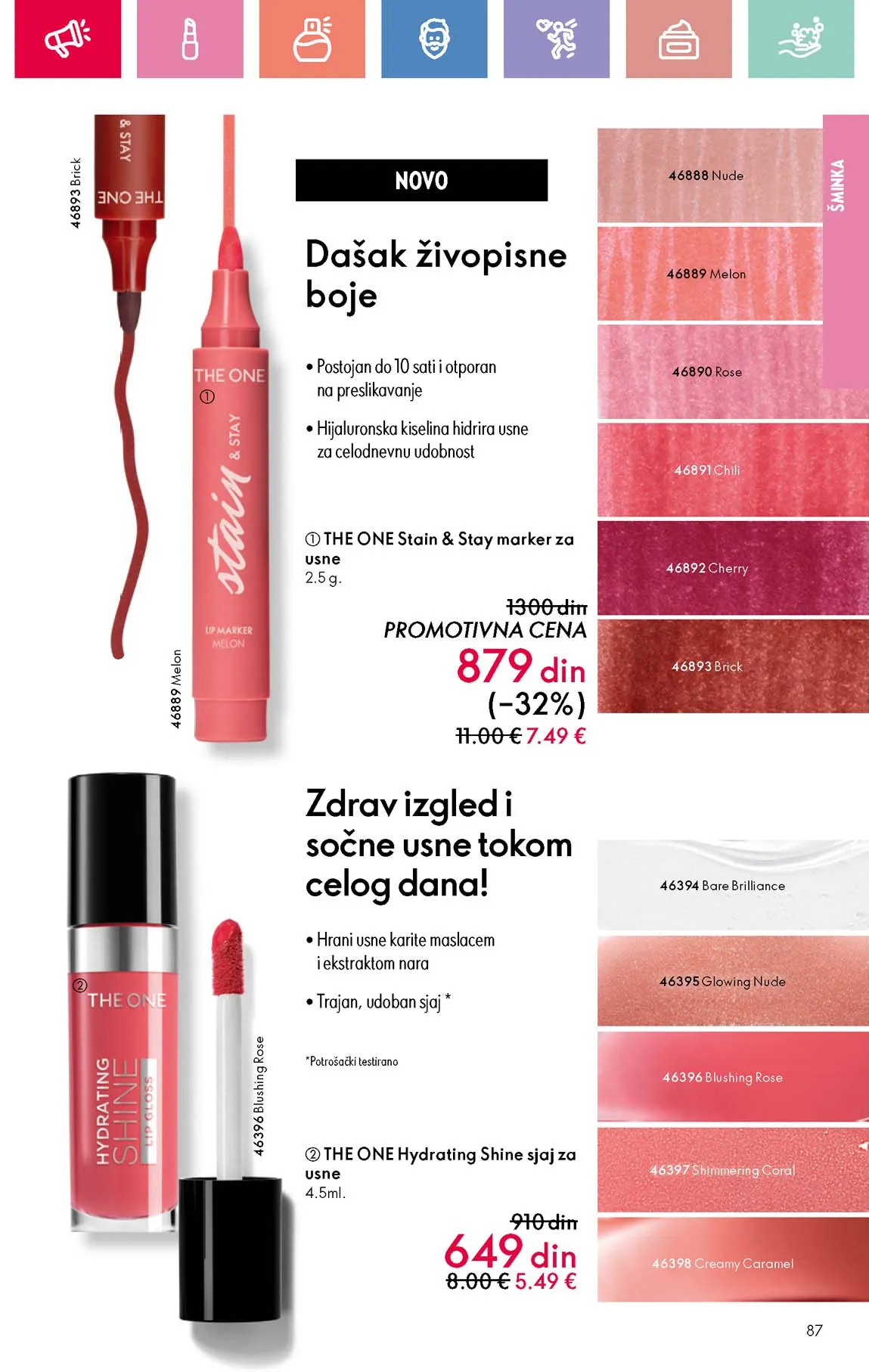 Oriflame kataloška ponuda sniženja