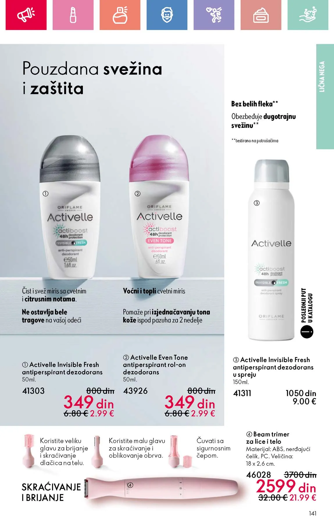 Oriflame kataloška ponuda sniženja