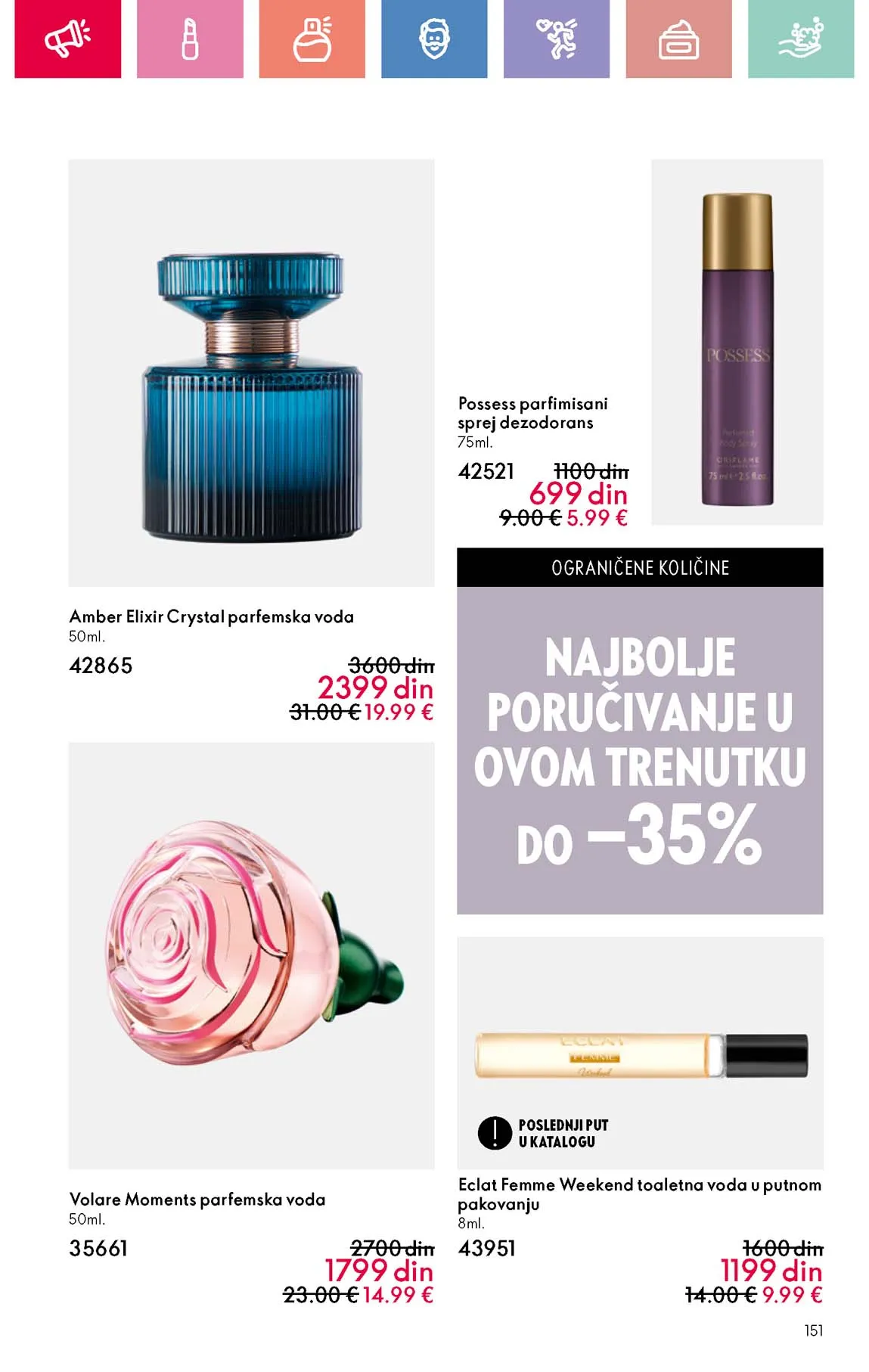 Oriflame kataloška ponuda sniženja