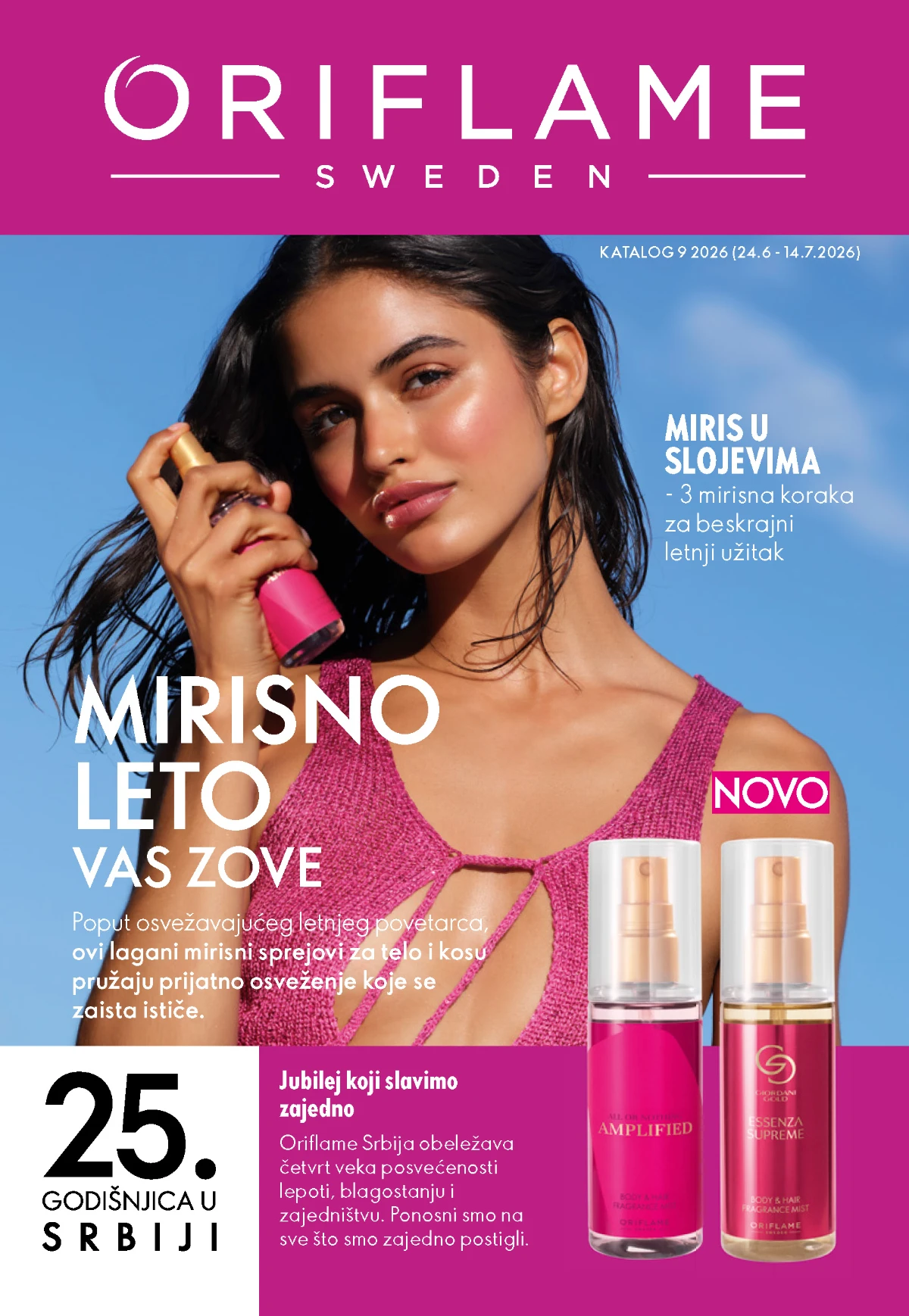 Oriflame katalog 9/2026 donosi popuste na parfeme, negu tela, šminku i beauty novitete do 14.07.2026