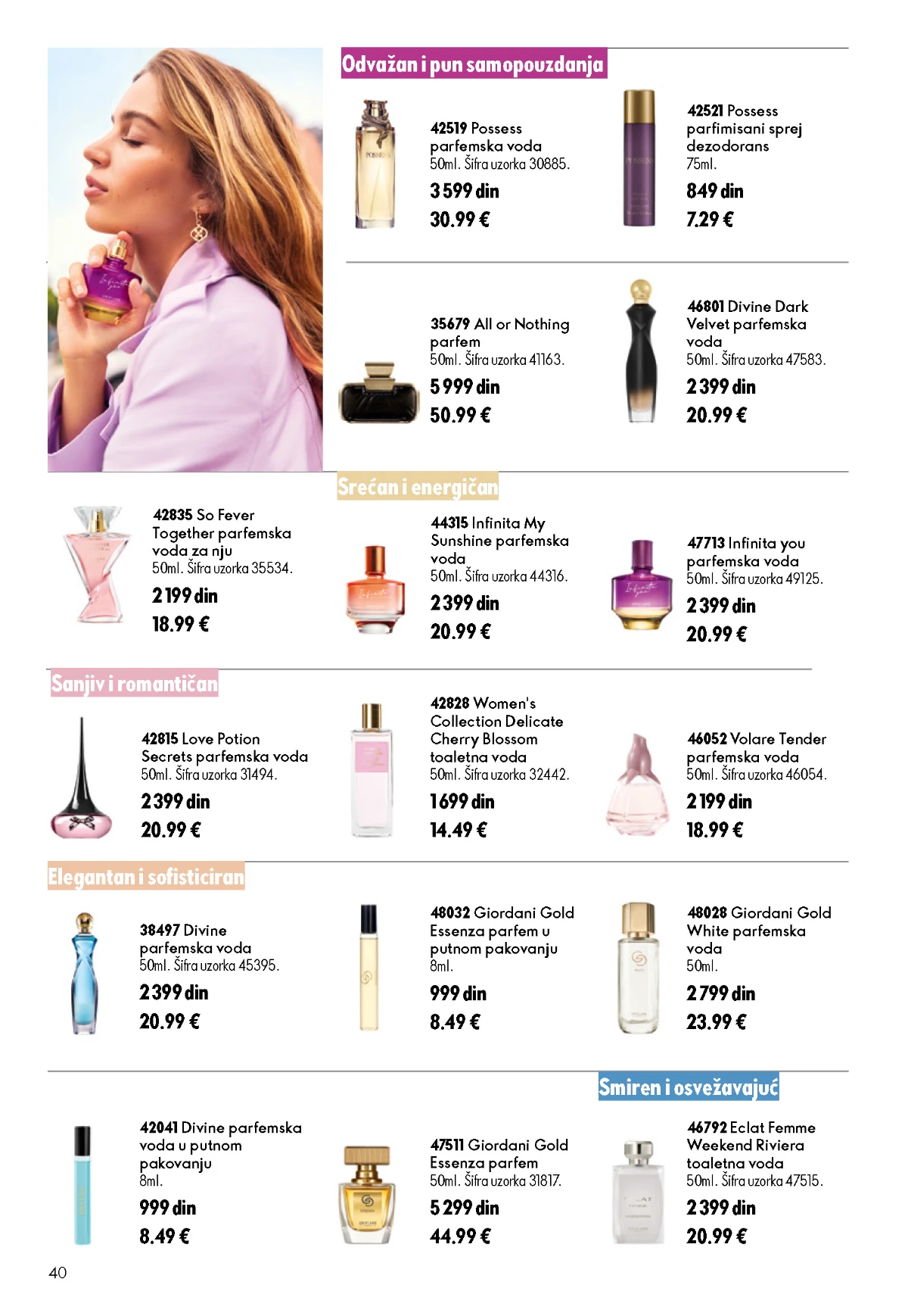 Oriflame kataloška ponuda sniženja