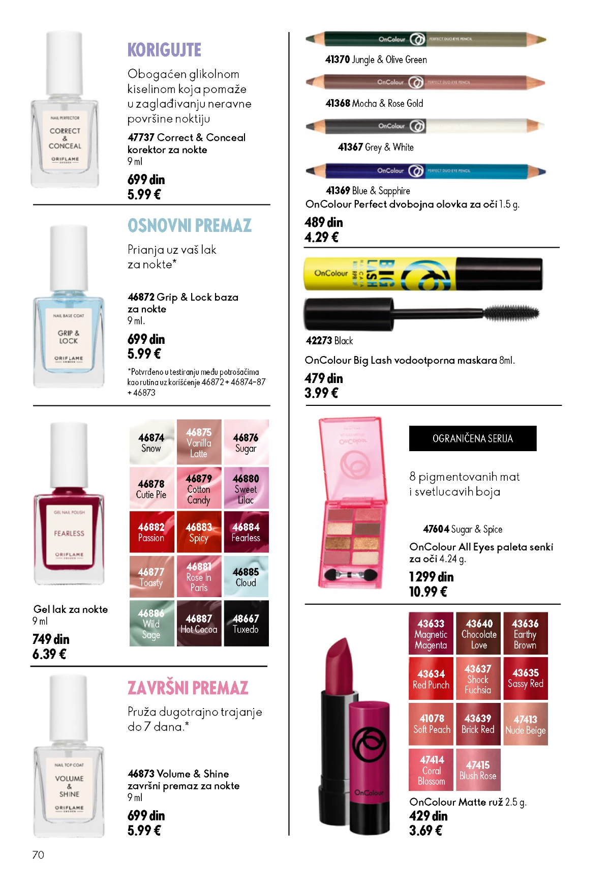 Oriflame kataloška ponuda sniženja
