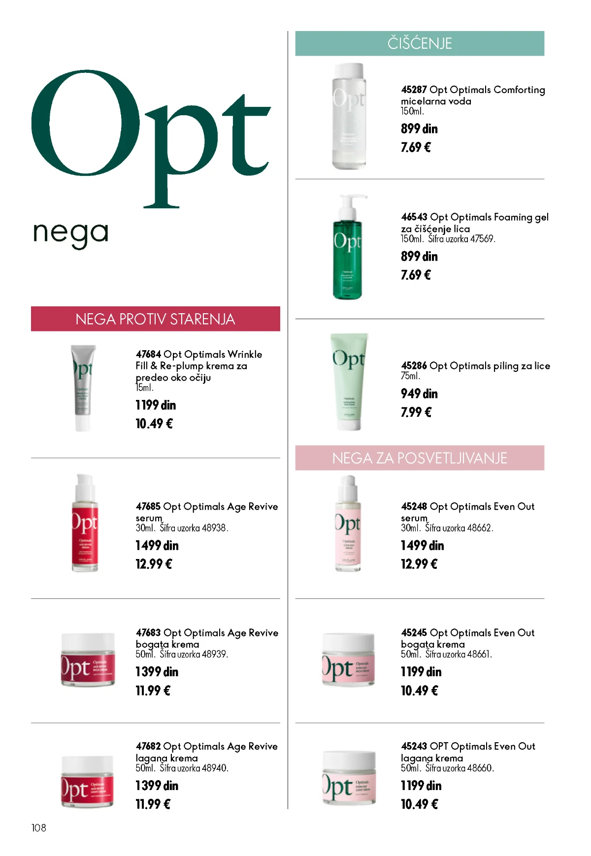 Oriflame kataloška ponuda sniženja
