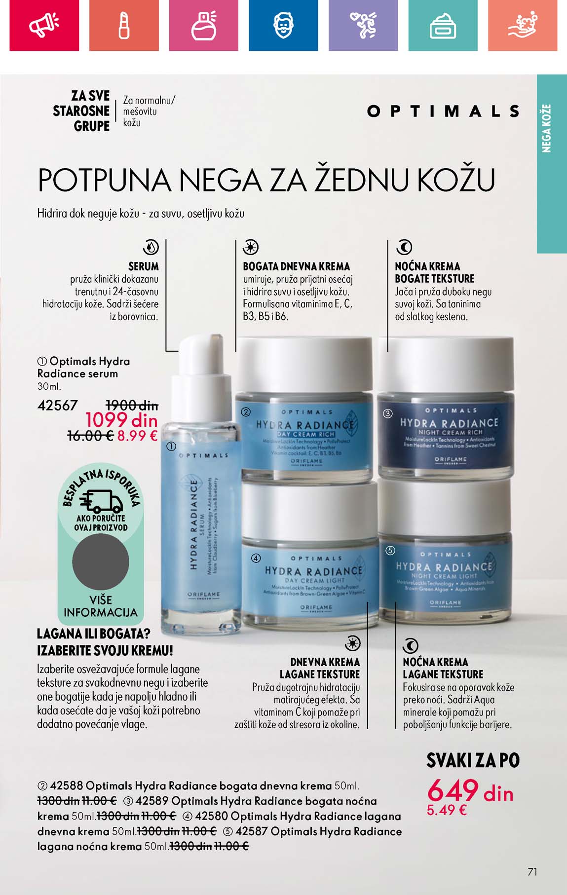 Oriflame kataloška ponuda sniženja