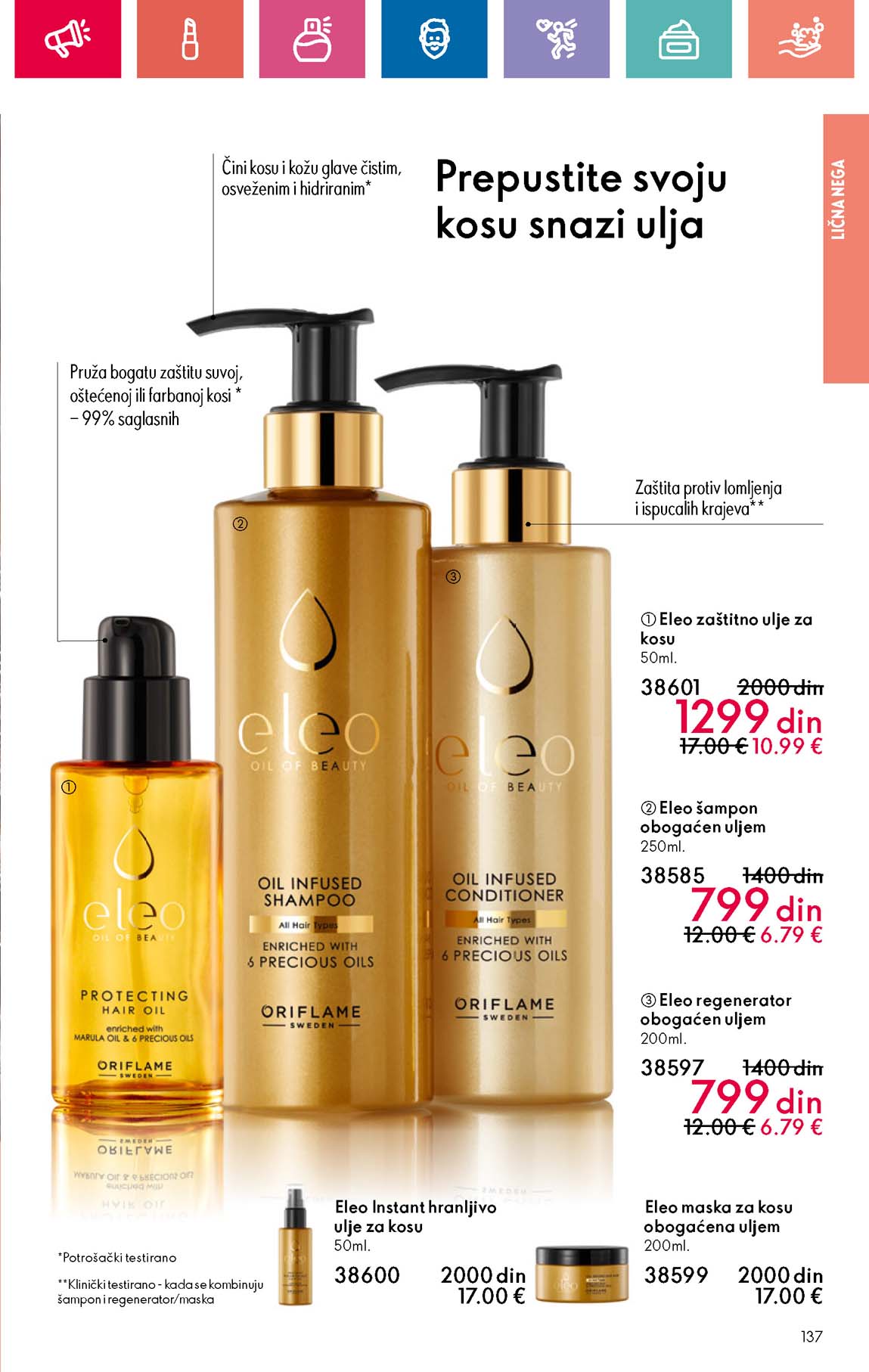 Oriflame kataloška ponuda sniženja