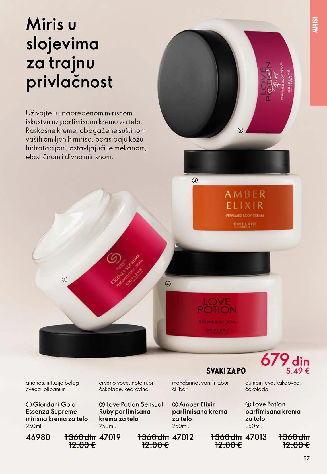 Oriflame katalog sniženja Oriflame kataloška ponuda sniženja
