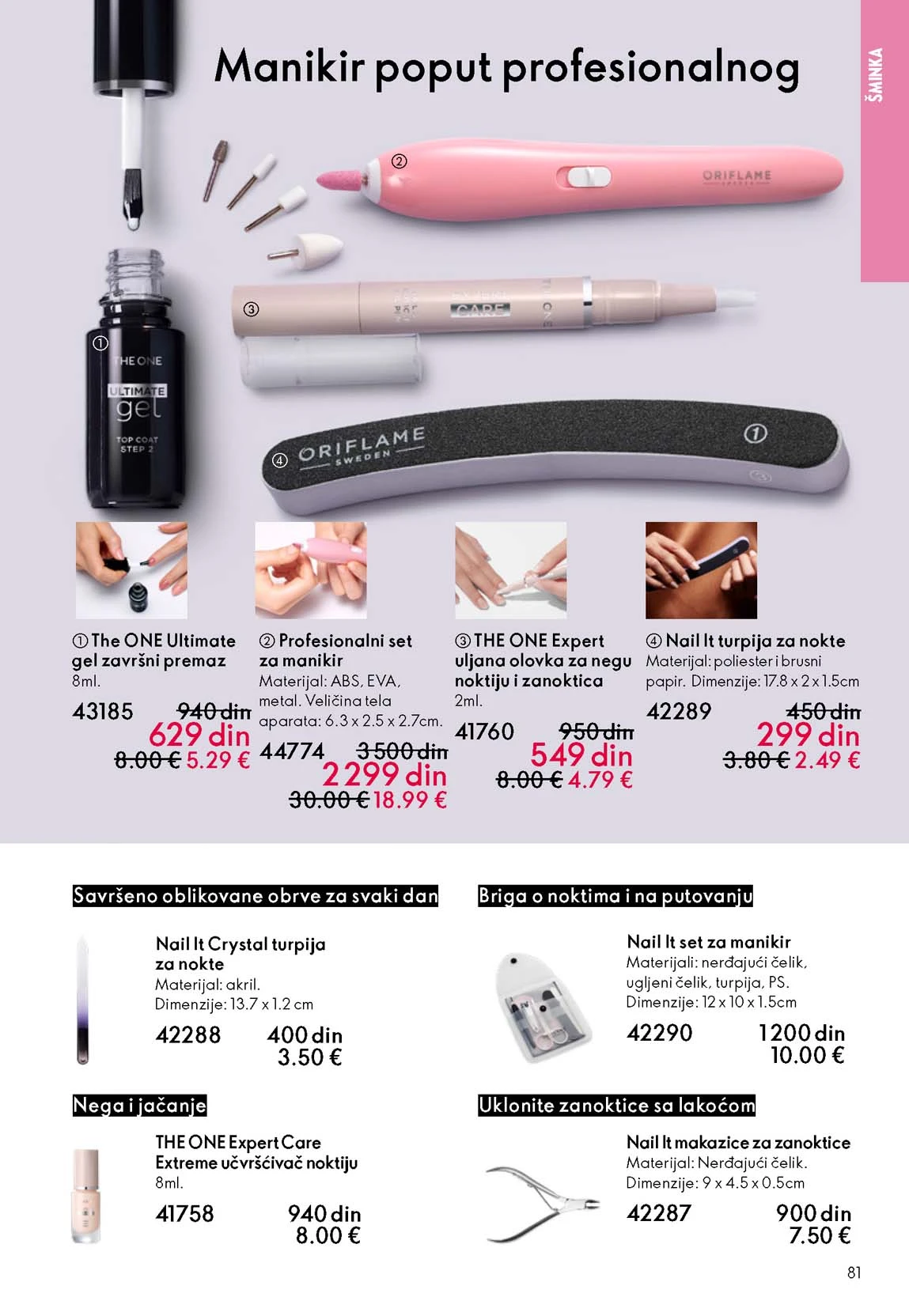 Oriflame katalog sniženja Oriflame kataloška ponuda sniženja