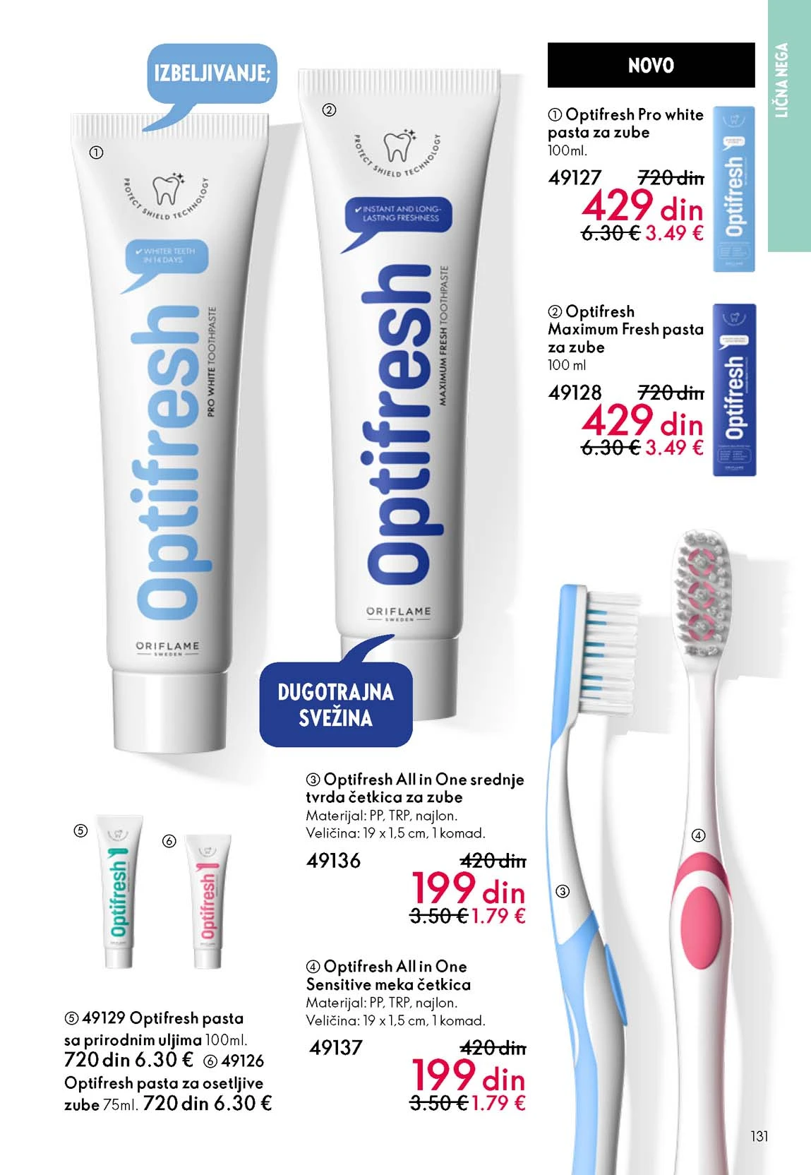 Oriflame katalog sniženja Oriflame kataloška ponuda sniženja