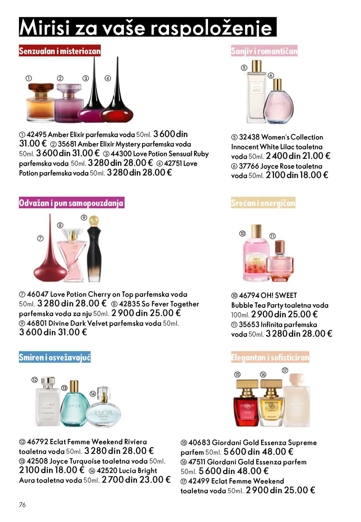 Oriflame katalog sniženja Oriflame kataloška ponuda sniženja