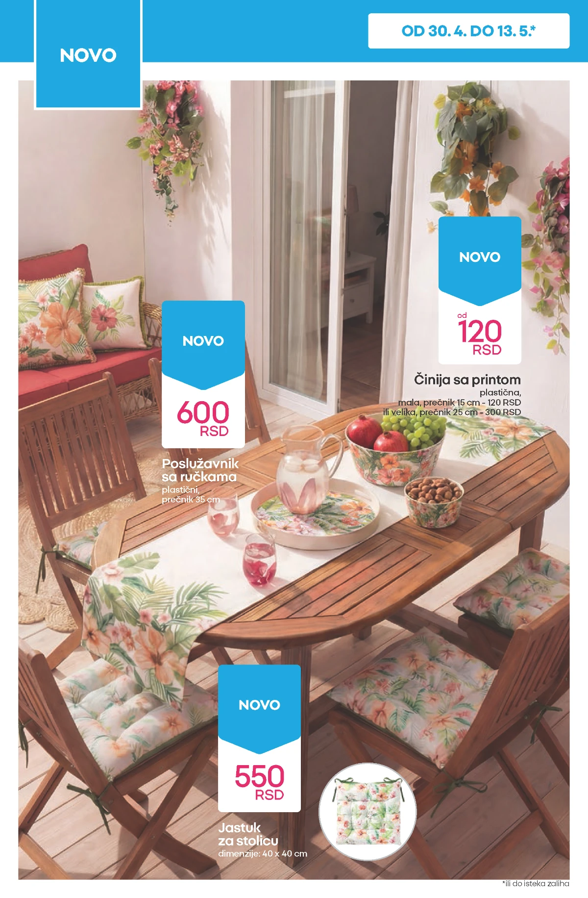 Pepco dekoracija i proizvodi za dom akcija hitovi nedelje do 06.05.2026 strana 10