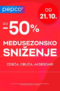 Pepco međusezonsko sniženje – obuća, odjeća i aksesoari po neverovatnim cenama od 21.10.2025