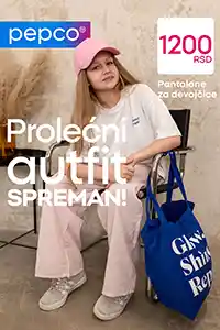 Pepco pantalone za devojčice 1200 RSD prolećni outfit katalog sniženja