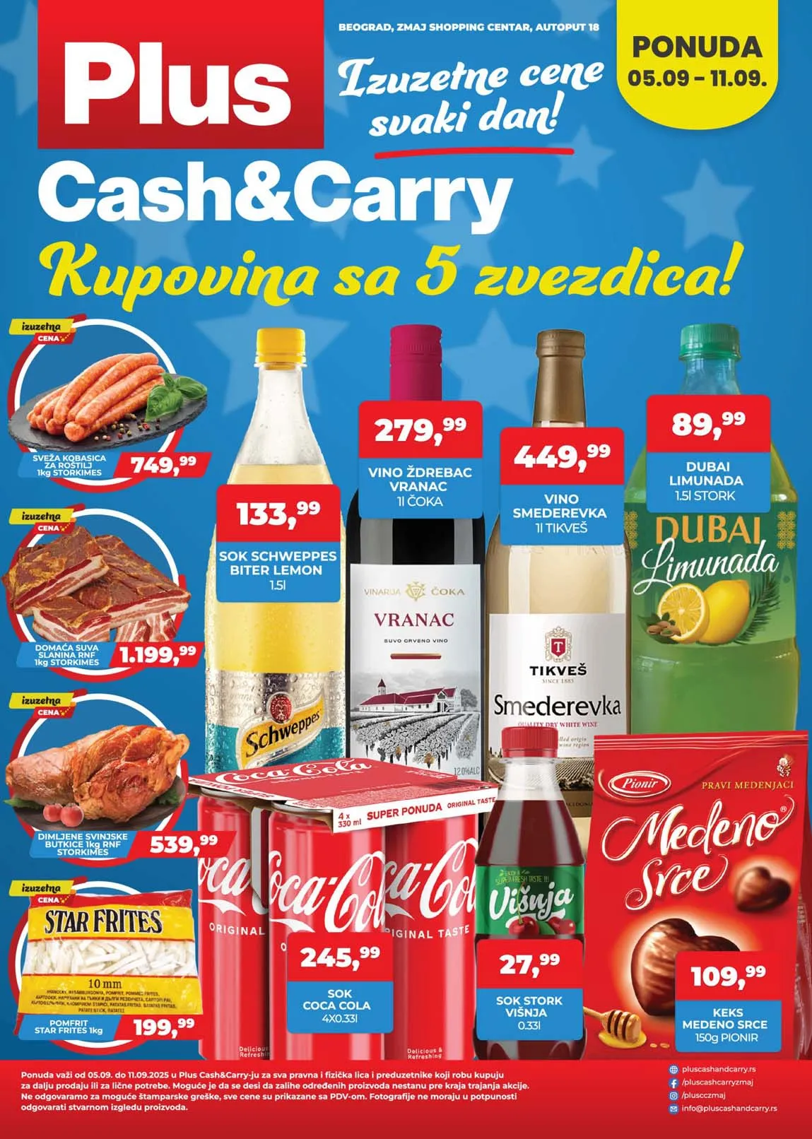 Sniženja ZMAJ cash carry Kula Trgovina Nedeljna ponuda