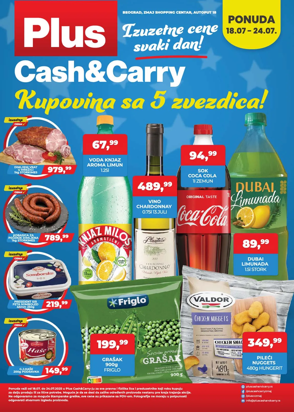 Plus Cash & Carry nedeljna sniženja do 17.07.2025 – Velike uštede za pametnu kupovinu!