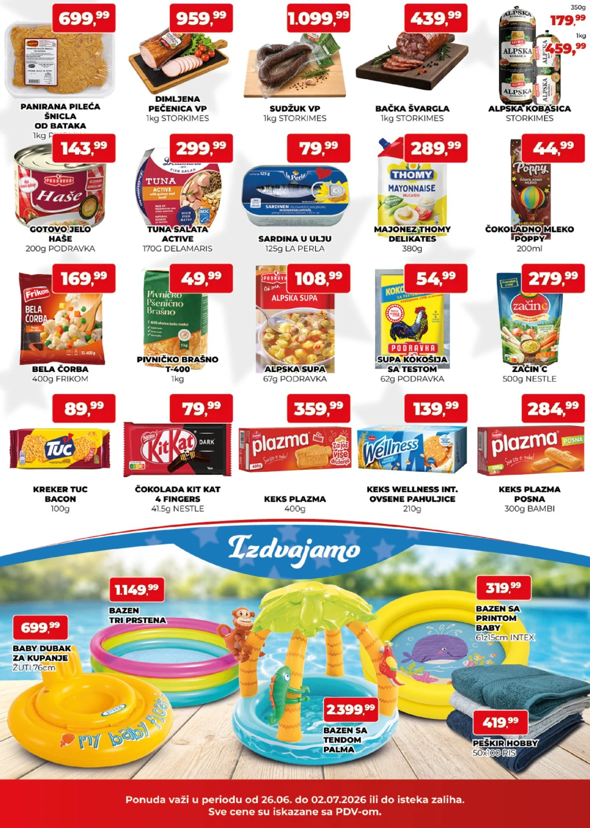 Plus Cash&Carry katalog strana 2 – prehrana, delikatese, slatkiši i proizvodi za domaćinstvo na akciji