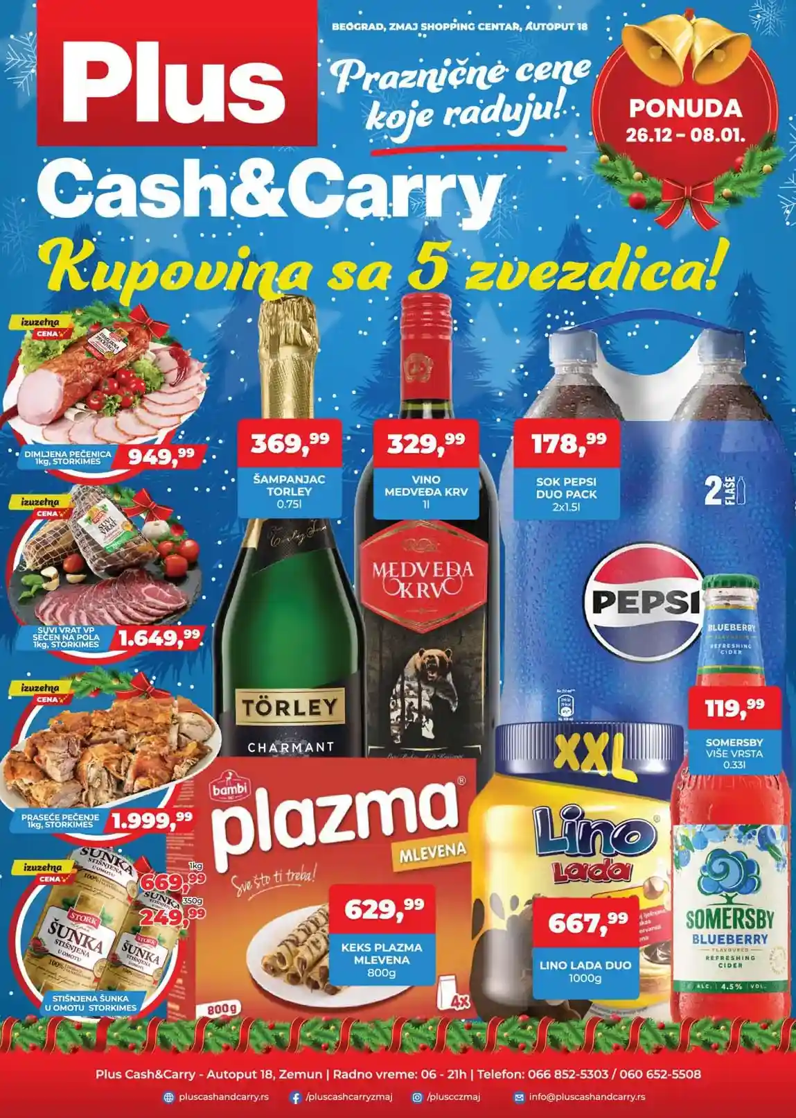 Plus cash carry ZMAJ akcija sniženja i popusta Sniženja ZMAJ cash carry Kula Trgovina Nedeljna ponuda