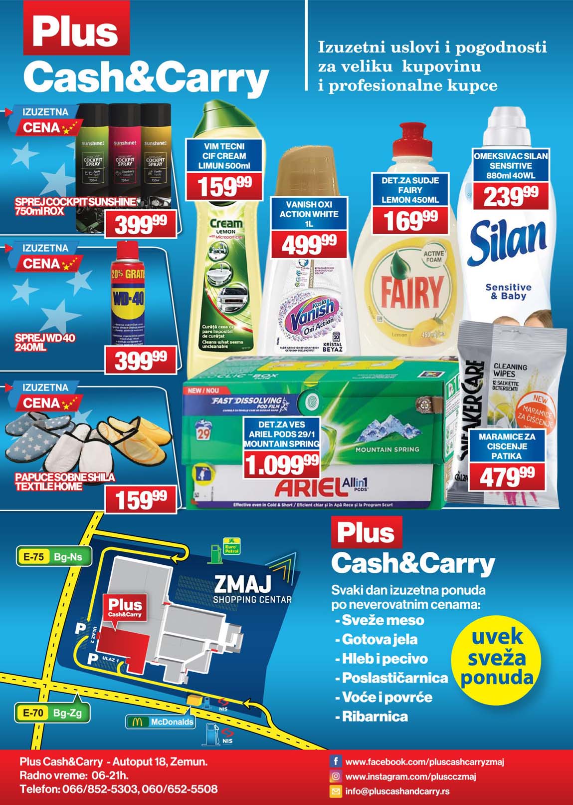 PLUS CASH CARRY AKCIJA Katalog sta je na akciji AKCIJA