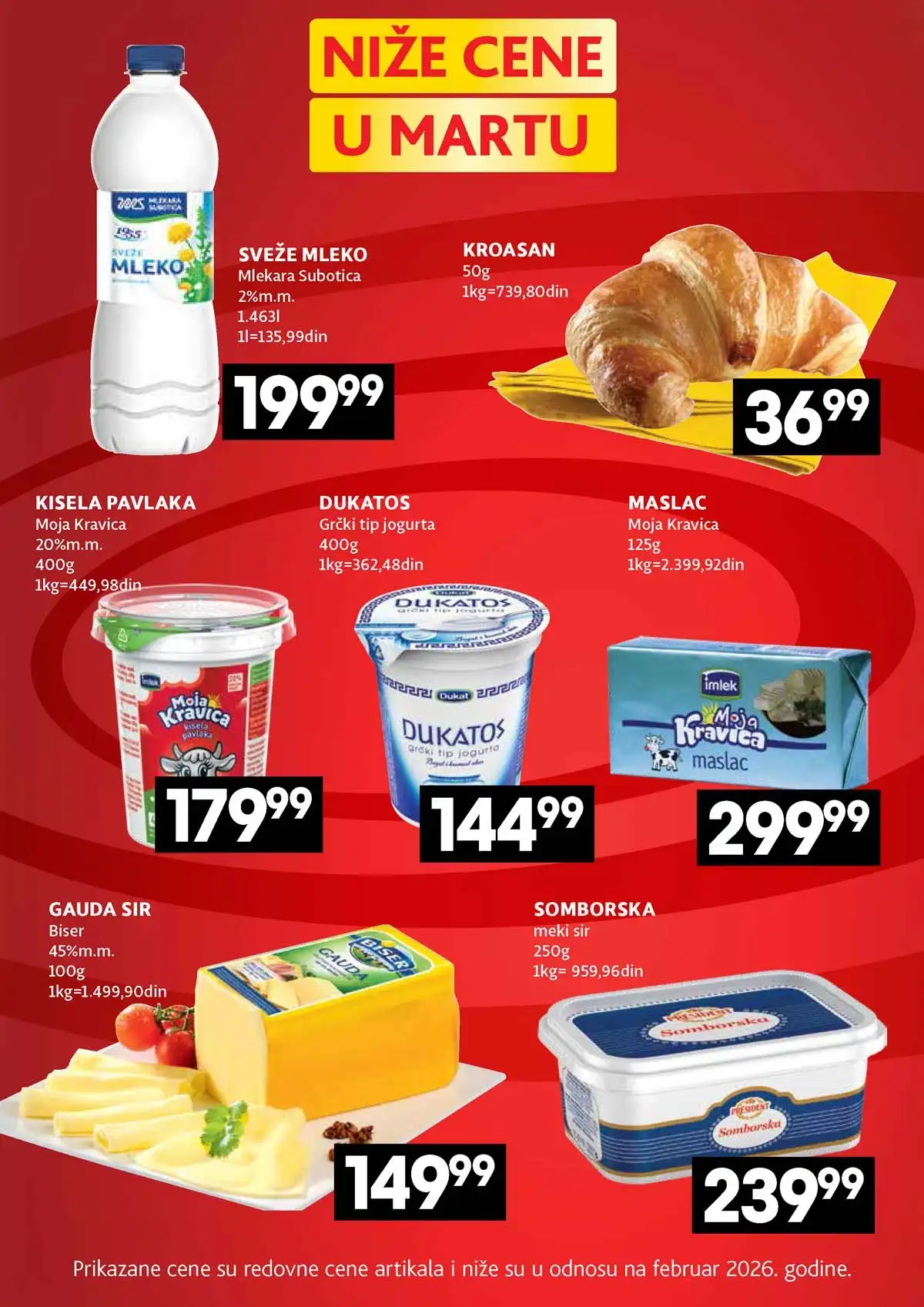 Roda akcija meso i mlečni proizvodi katalog sniženja do 01. aprila 2026 strana 4