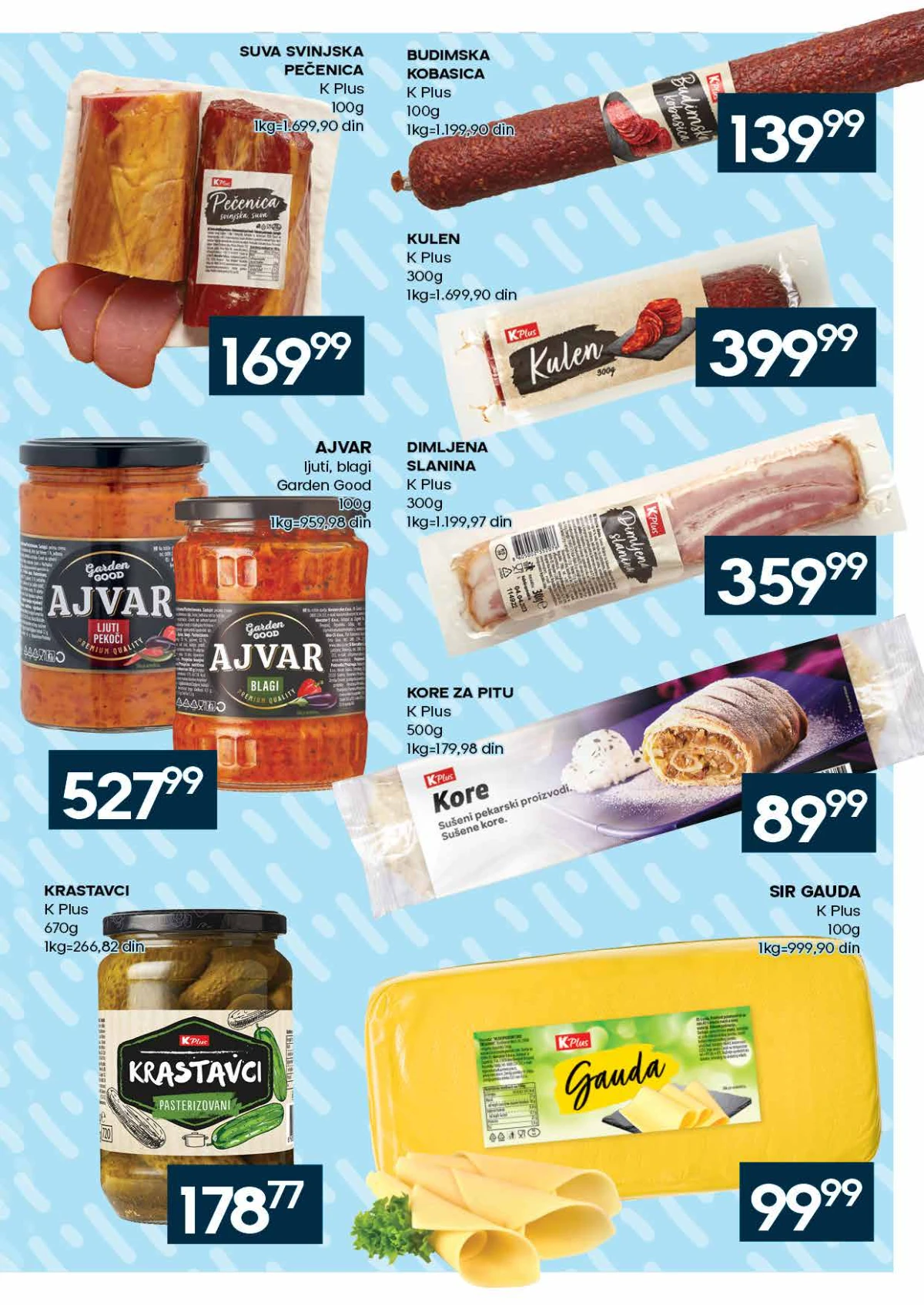 Roda katalog do 30.08.2026. – K Plus kulen, ajvar, suva pečenica, slanina i sir