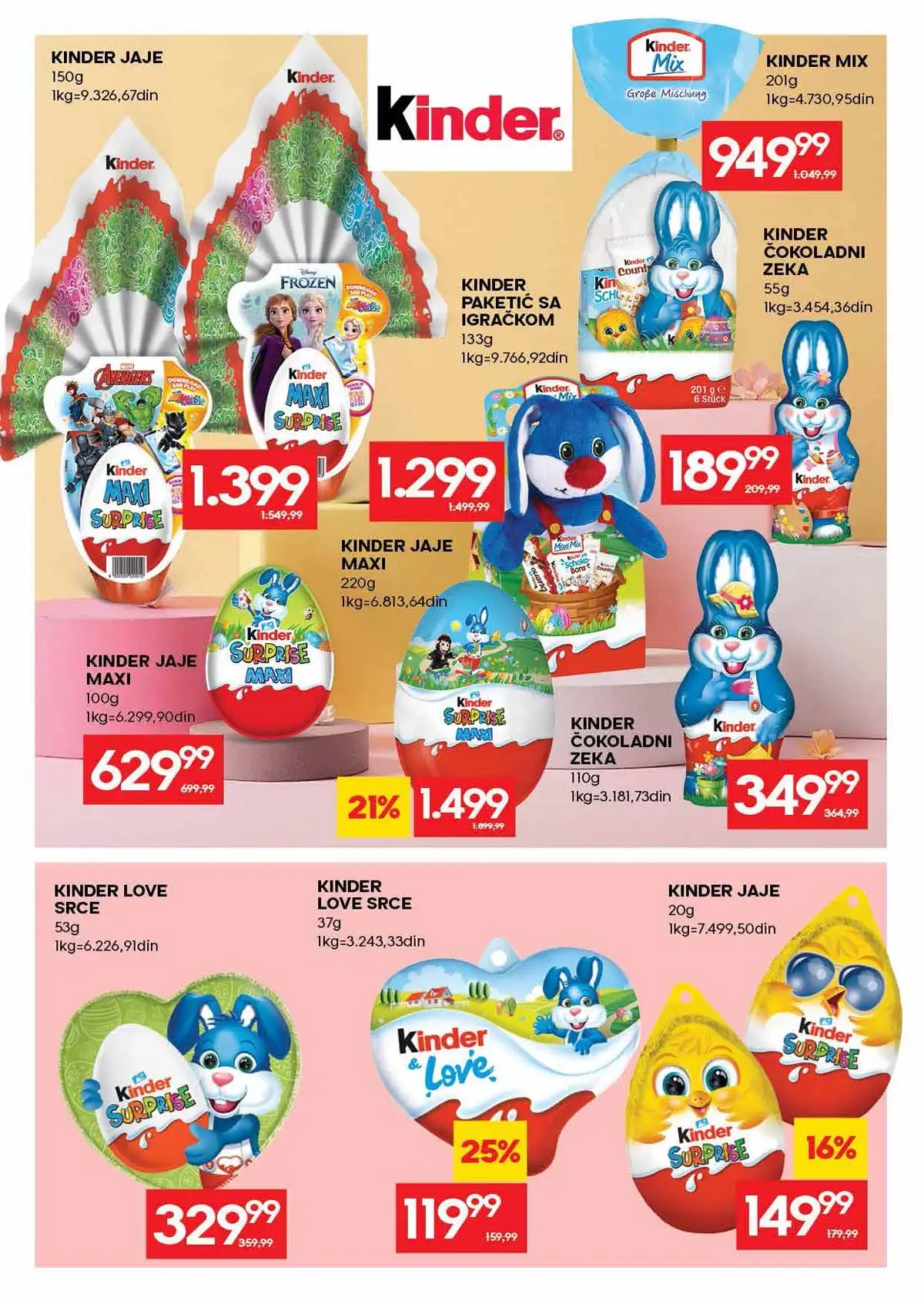 RODA nedeljna akcija do 08. aprila 2026. strana 4 meso i mlečni proizvodi Srbija