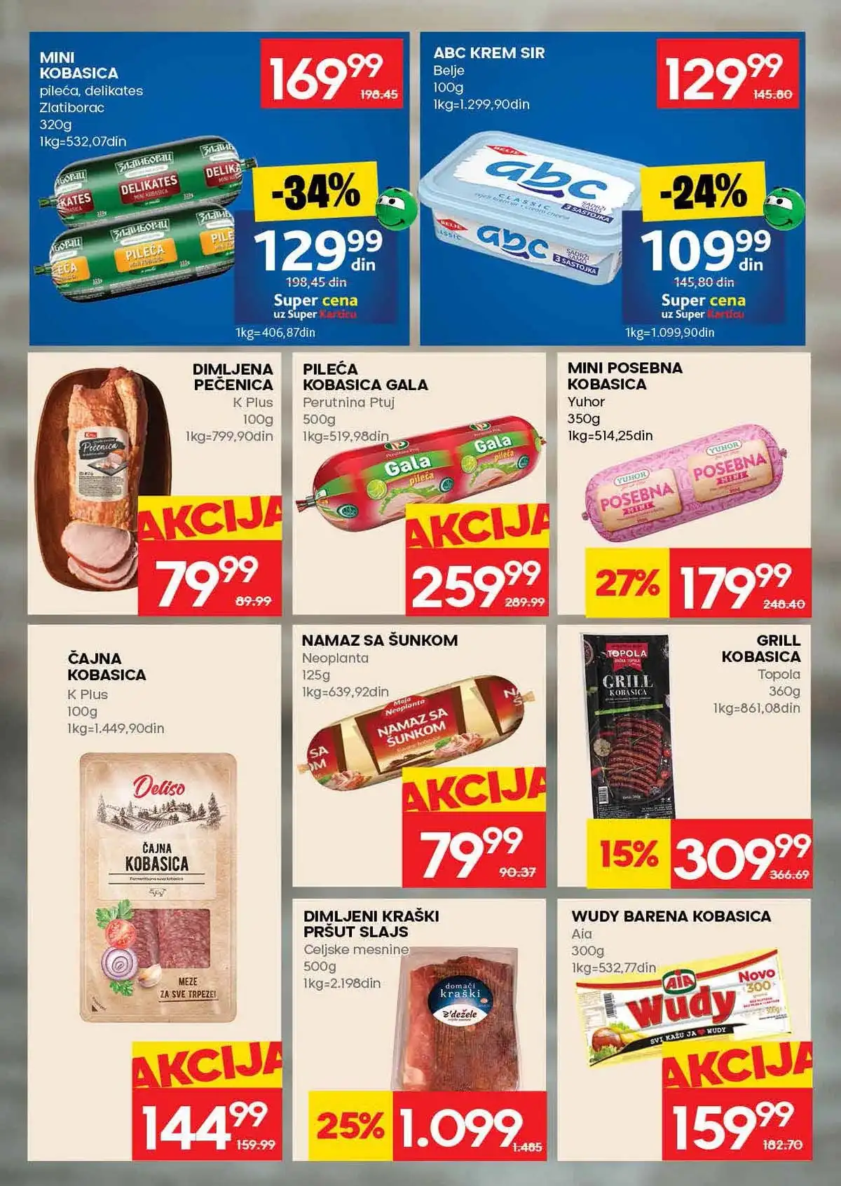 RODA nedeljna akcija do 08. aprila 2026. strana 20 meso i mlečni proizvodi Srbija