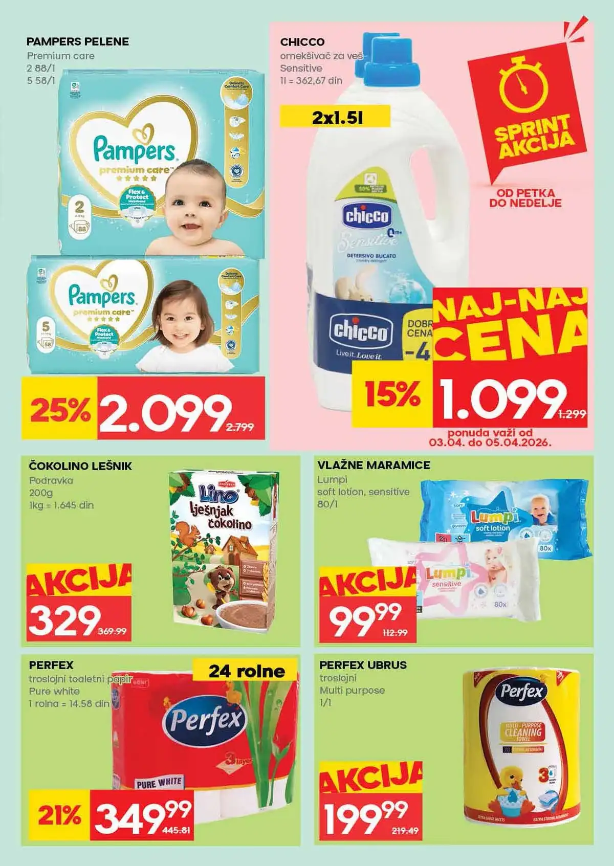 RODA nedeljni katalog akcija do 08. aprila 2026. strana 39 kompletna ponuda Srbija