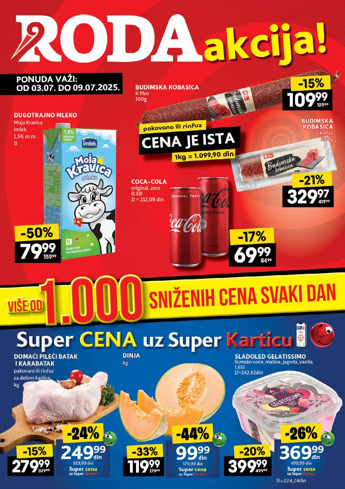 RODA Nedeljni katalog sniženja do 09.07.2024