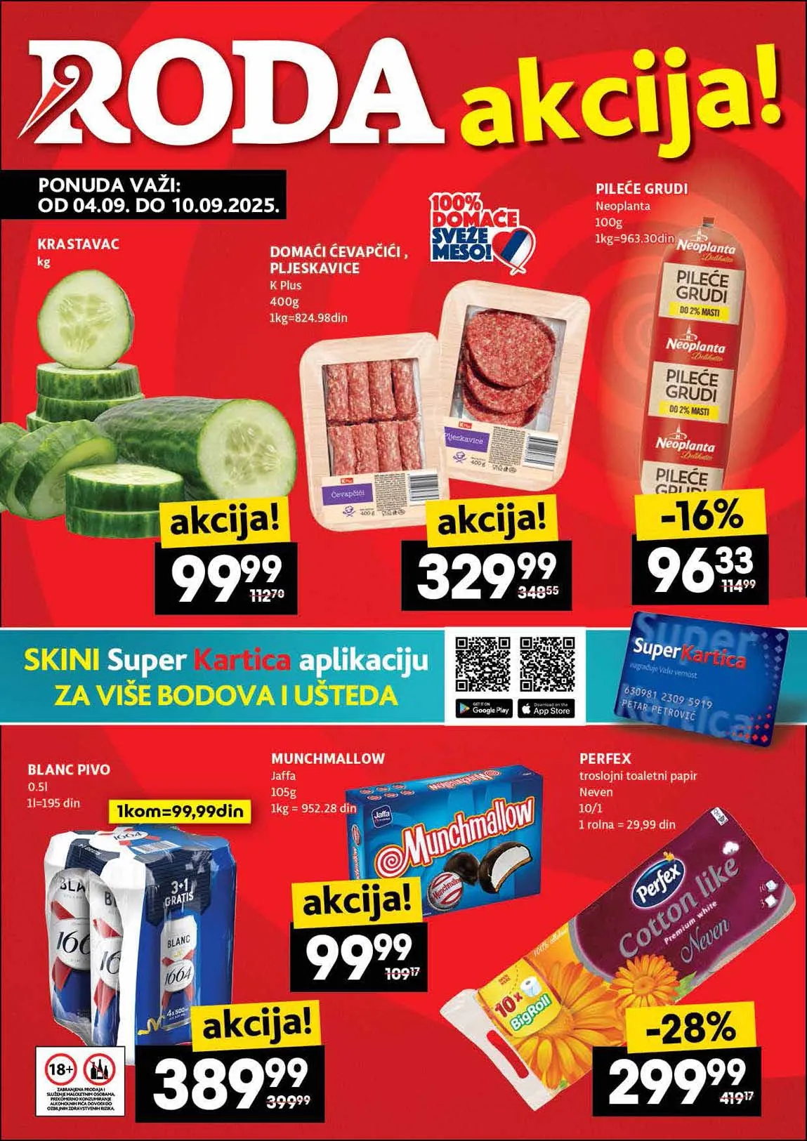 Roda kataloška akcija sniženja