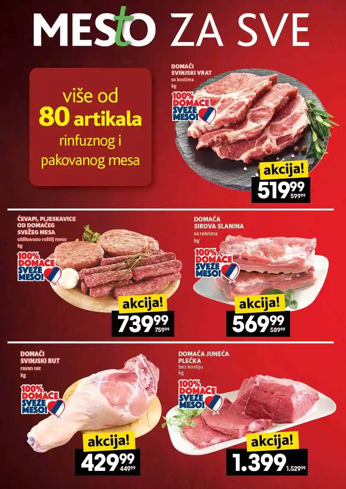 RODA nedeljna akcija do 18. februara 2026 strana 4 meso i mlečni proizvodi Srbija