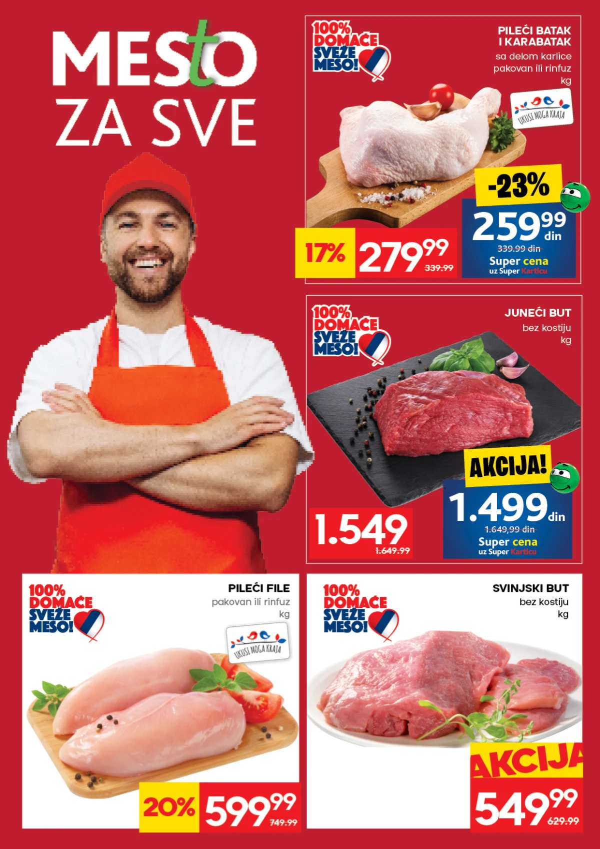 RODA nedeljna akcija do 13. maja 2026. strana 4 sveže meso piletina junetina i svinjetina Srbija