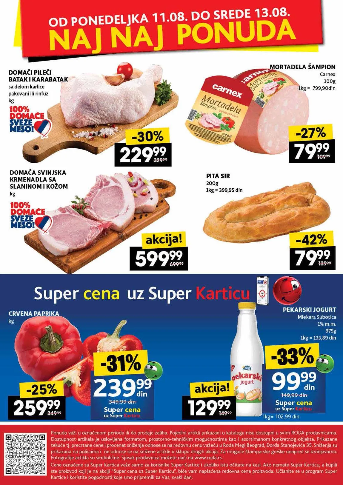 Roda kataloška akcija sniženja