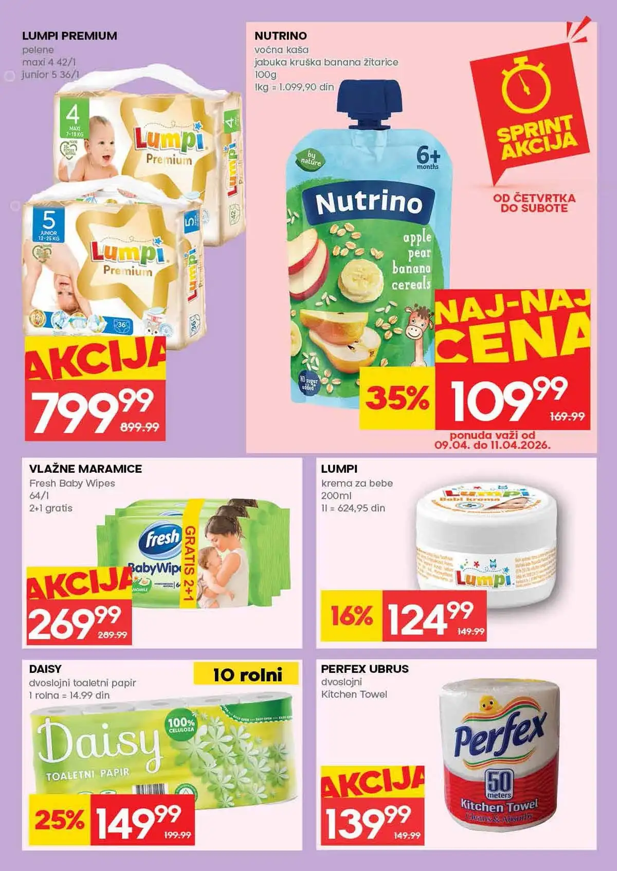 RODA katalog sniženja do 15. aprila 2026. – strana 29 RODA akcija do 15. aprila 2026. strana 29 higijena Srbija