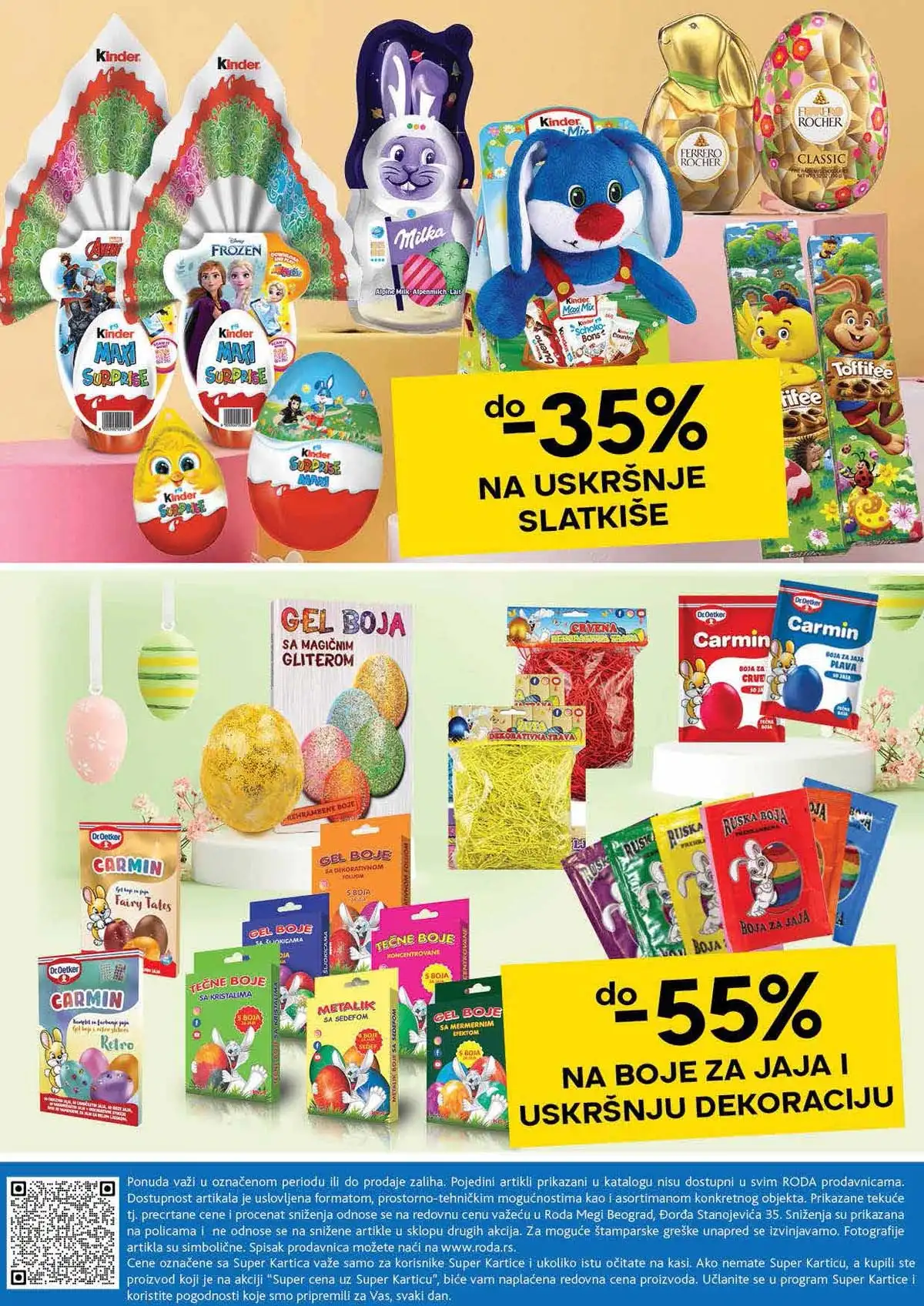 RODA katalog sniženja do 15. aprila 2026. – strana 32 RODA nedeljni katalog akcija do 15. aprila 2026. strana 32 kompletna ponuda Srbija