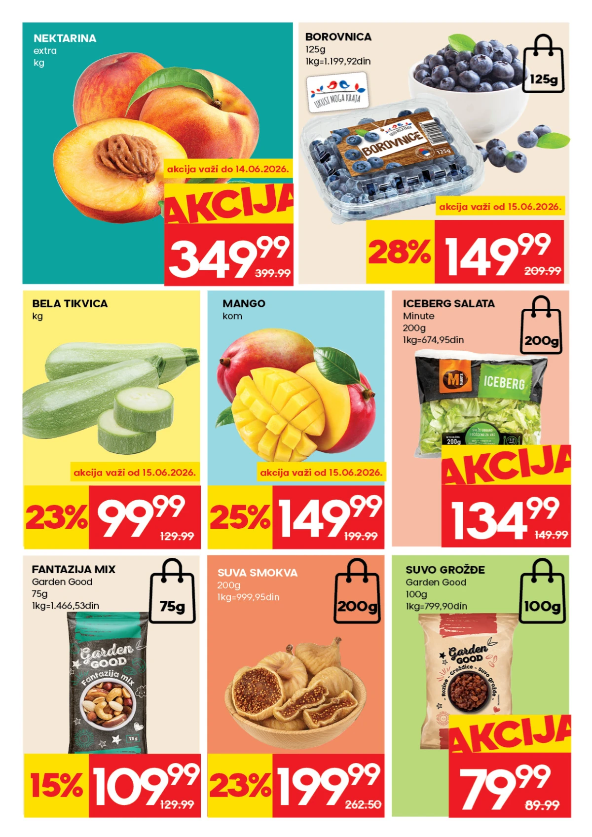 Roda katalog strana 3 – nektarine, borovnice, mango, tikvice, suve smokve i suvo grožđe na sniženju