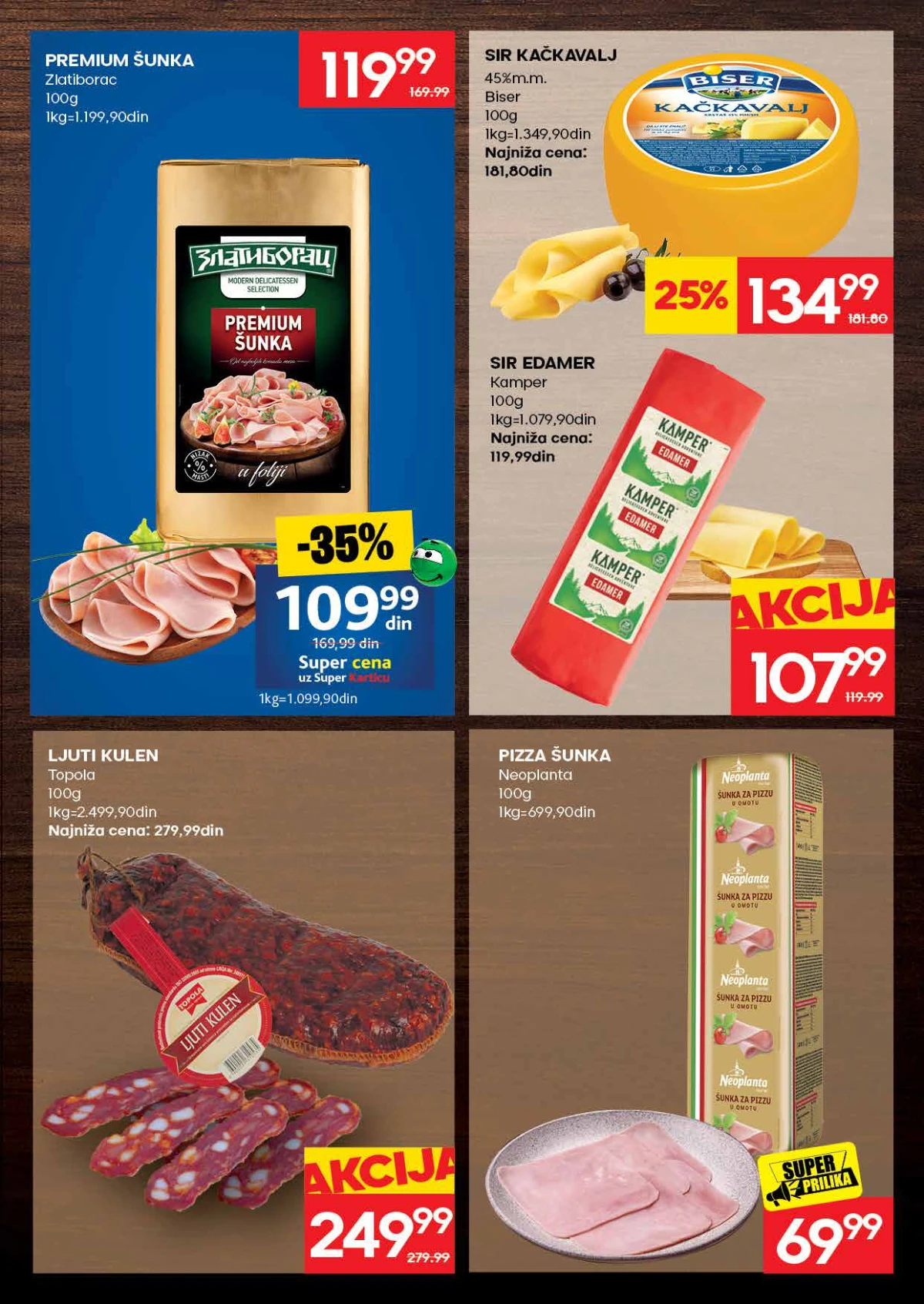 Roda katalog strana 7 – sendvič salama, pečenica, kobasice i suvosoljeni vrat na sniženju