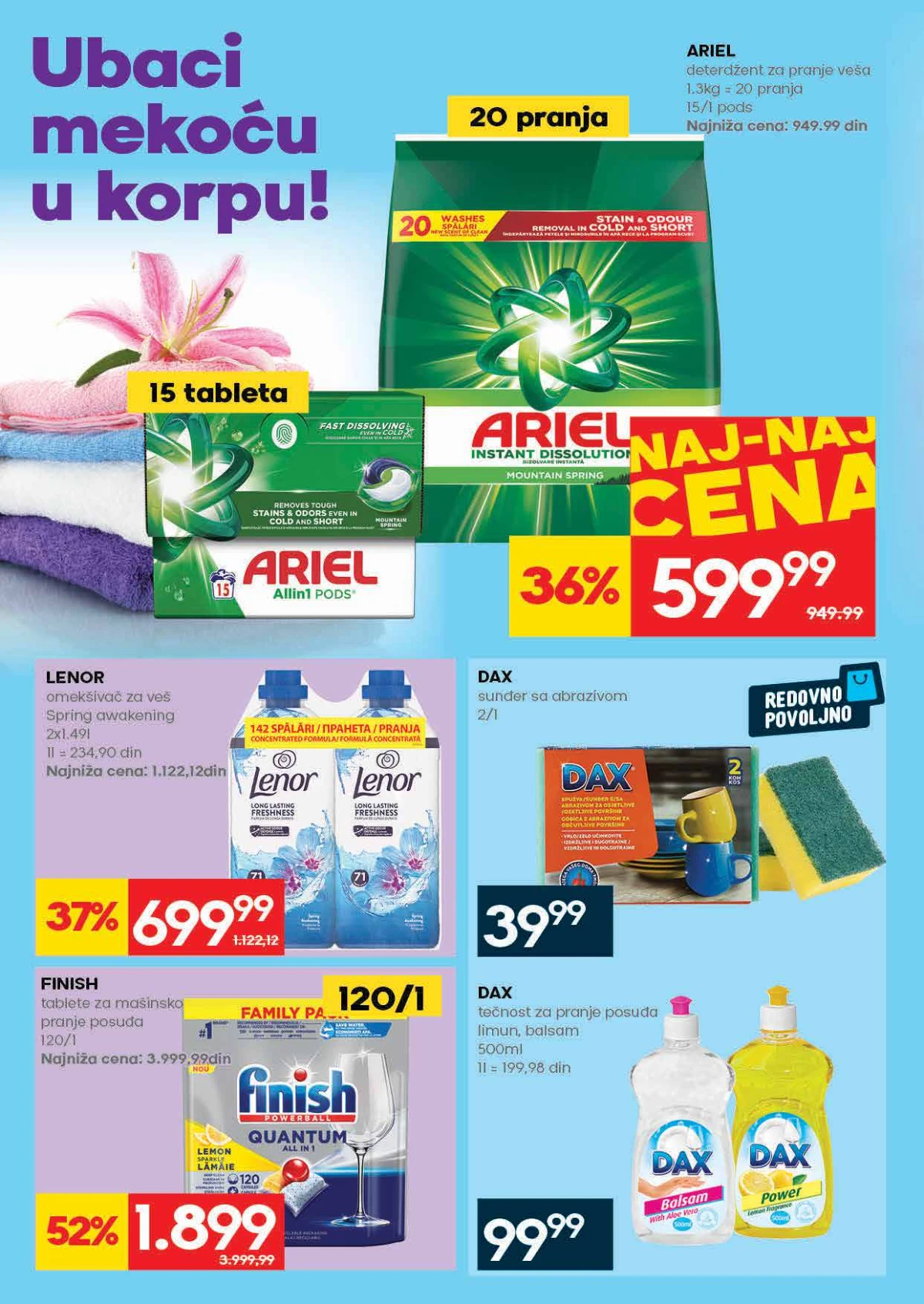 Roda katalog strana 30 – Ariel, Lenor, Finish i proizvodi za domaćinstvo na akciji
