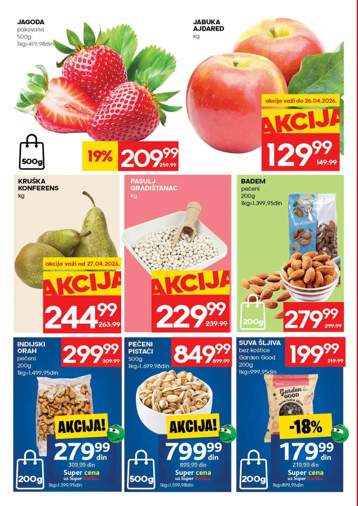 RODA nedeljni katalog akcija do 29. aprila 2026. strana 2 prehrambeni proizvodi Srbija