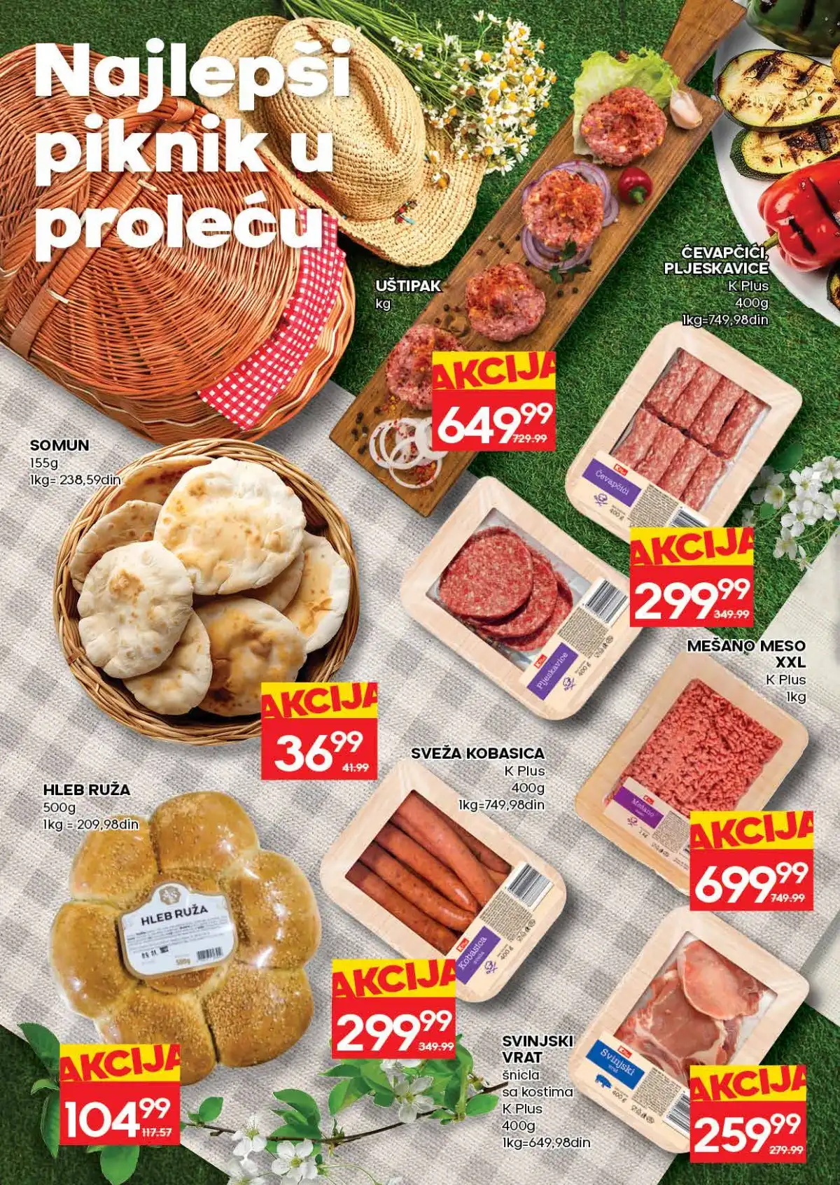 RODA nedeljna akcija do 29. aprila 2026. strana 4 meso i mlečni proizvodi Srbija